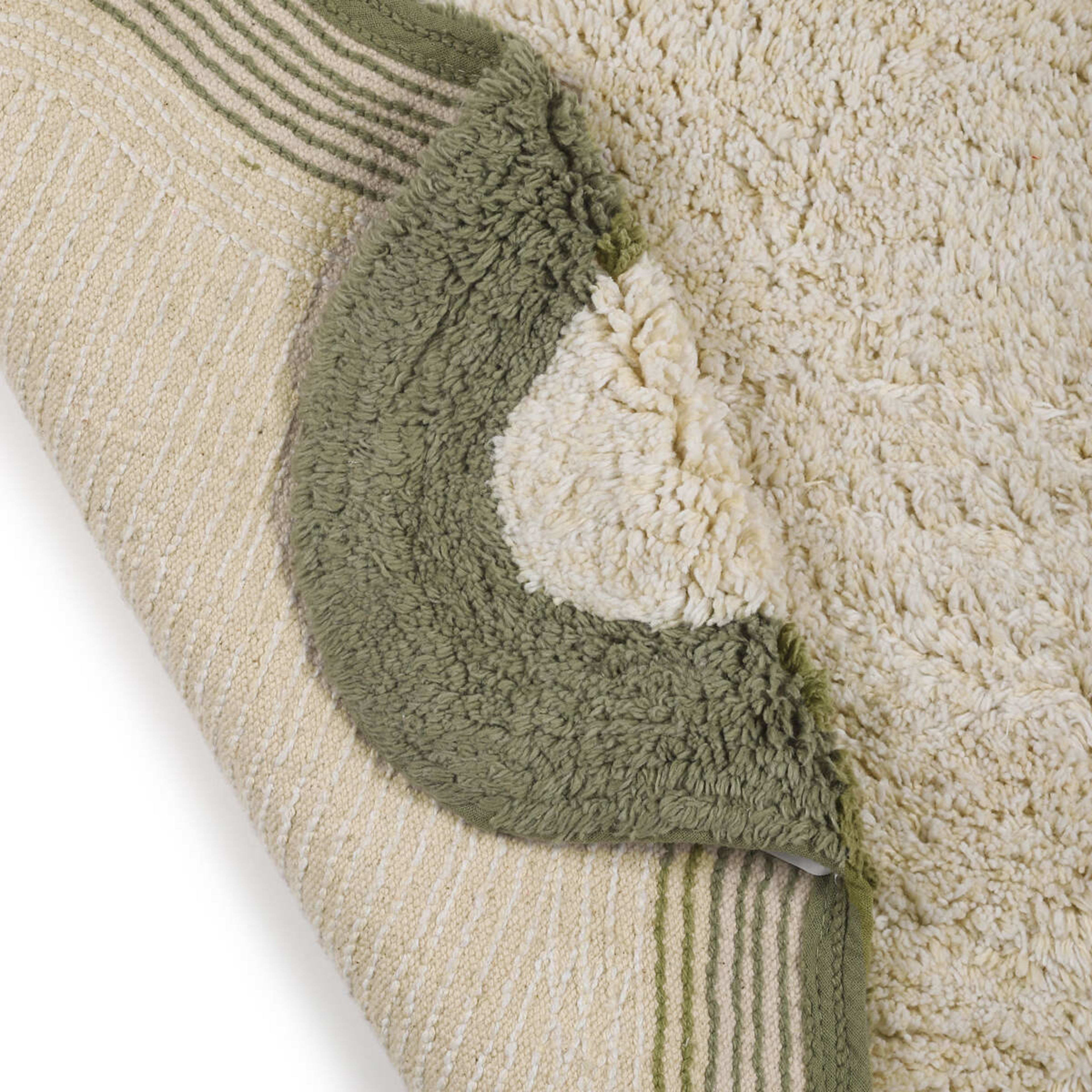 2 Wavy Edge Bath Mat - Green, 2 of 5