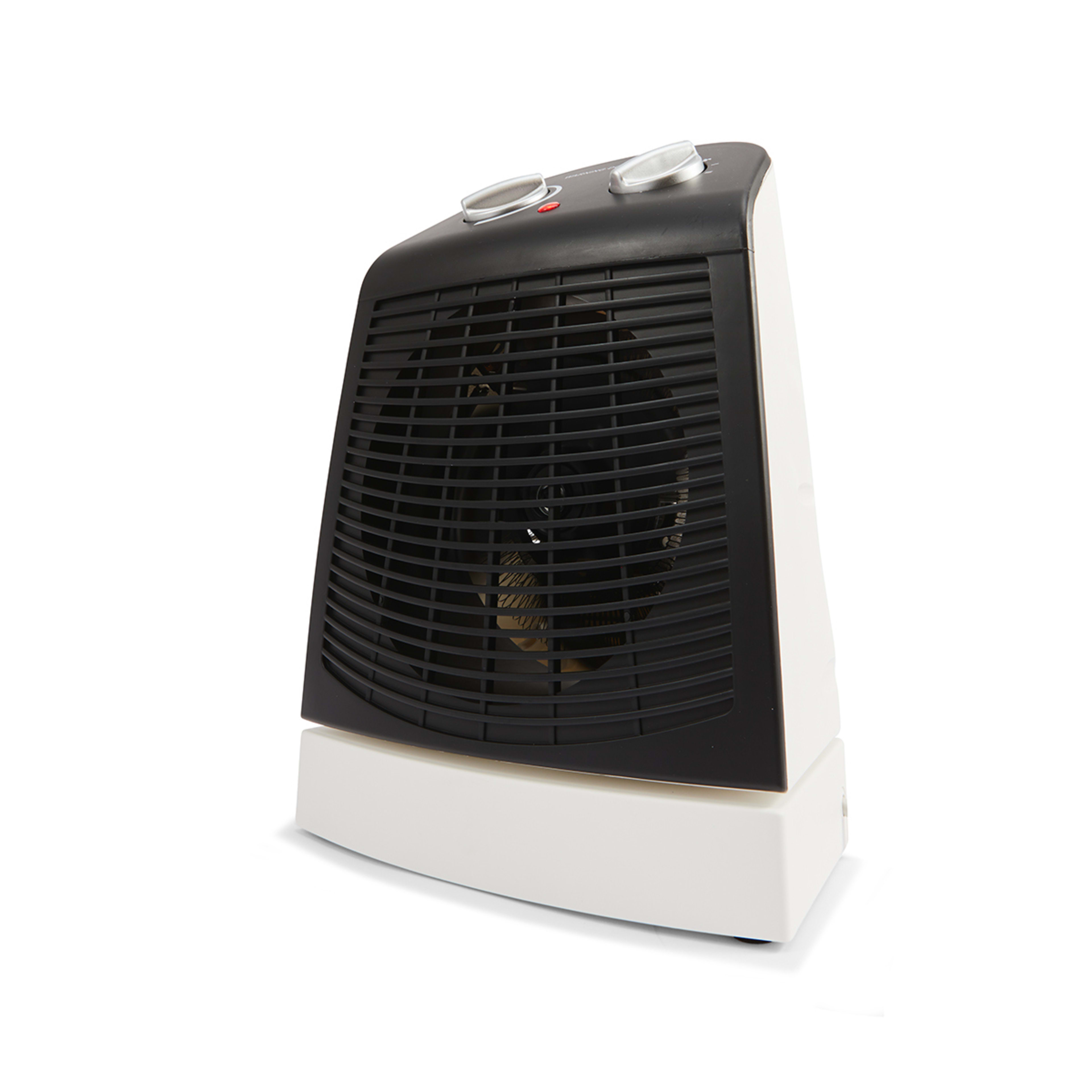 7 Oscillating Fan Heater - Black and White, 7 of 9