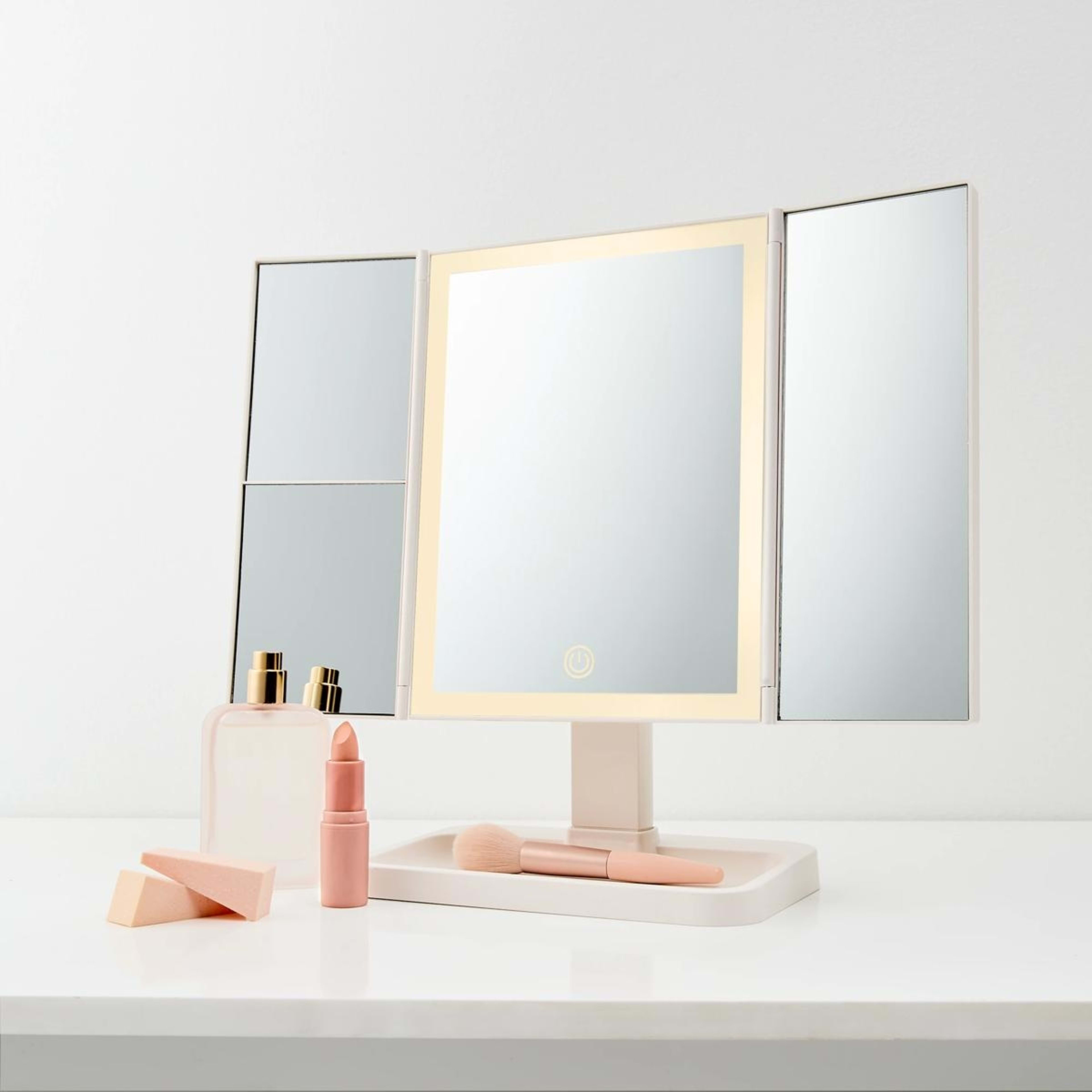 1 Trifold LED Mirror, 1 of 10