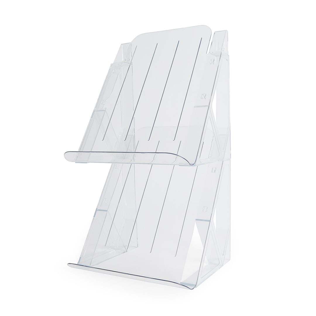 Set of 2 Clear Stacking Shoe Racks Kmart