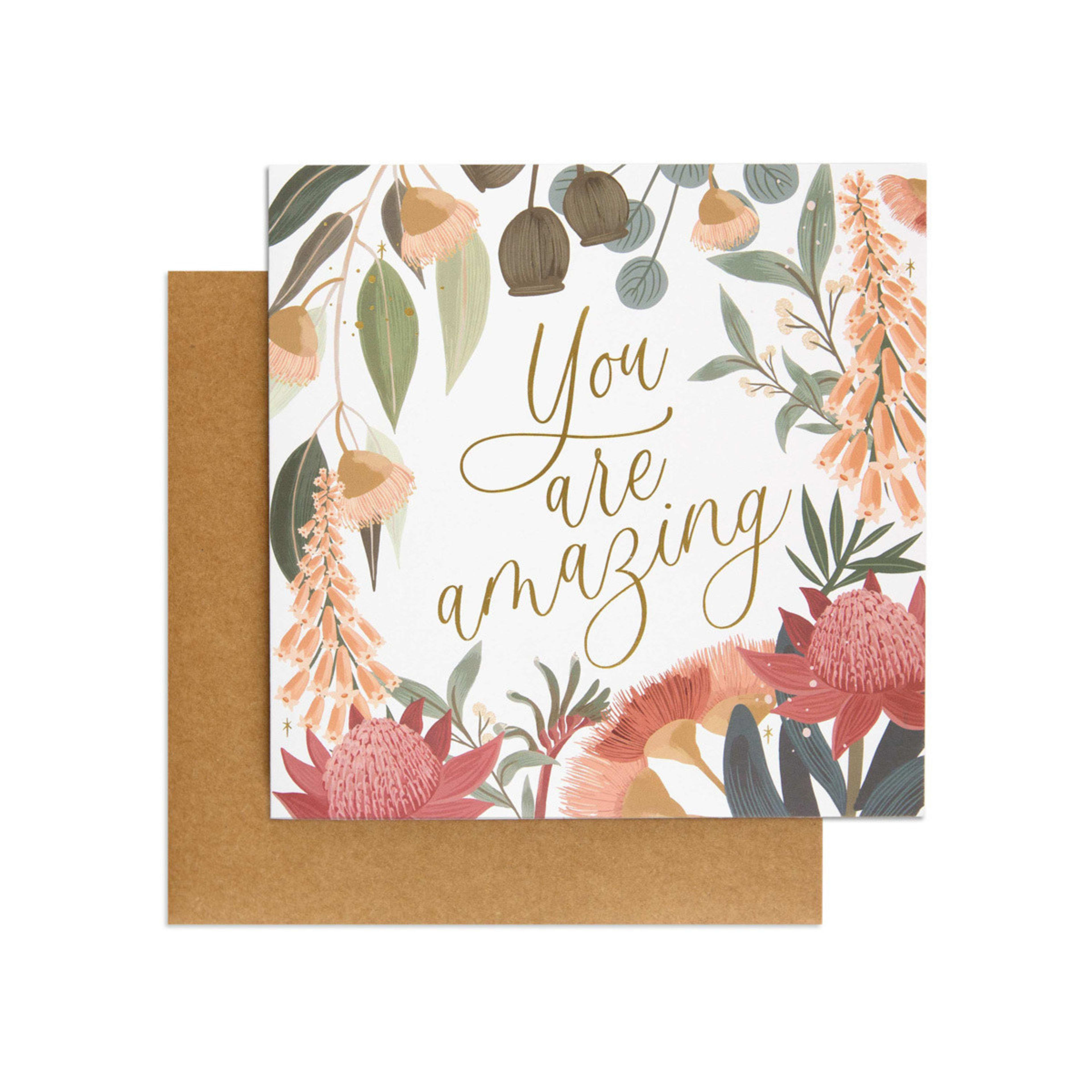 1 Hallmark Birthday Card - Australian Spirit Among The Gum Trees White, 1 of 3