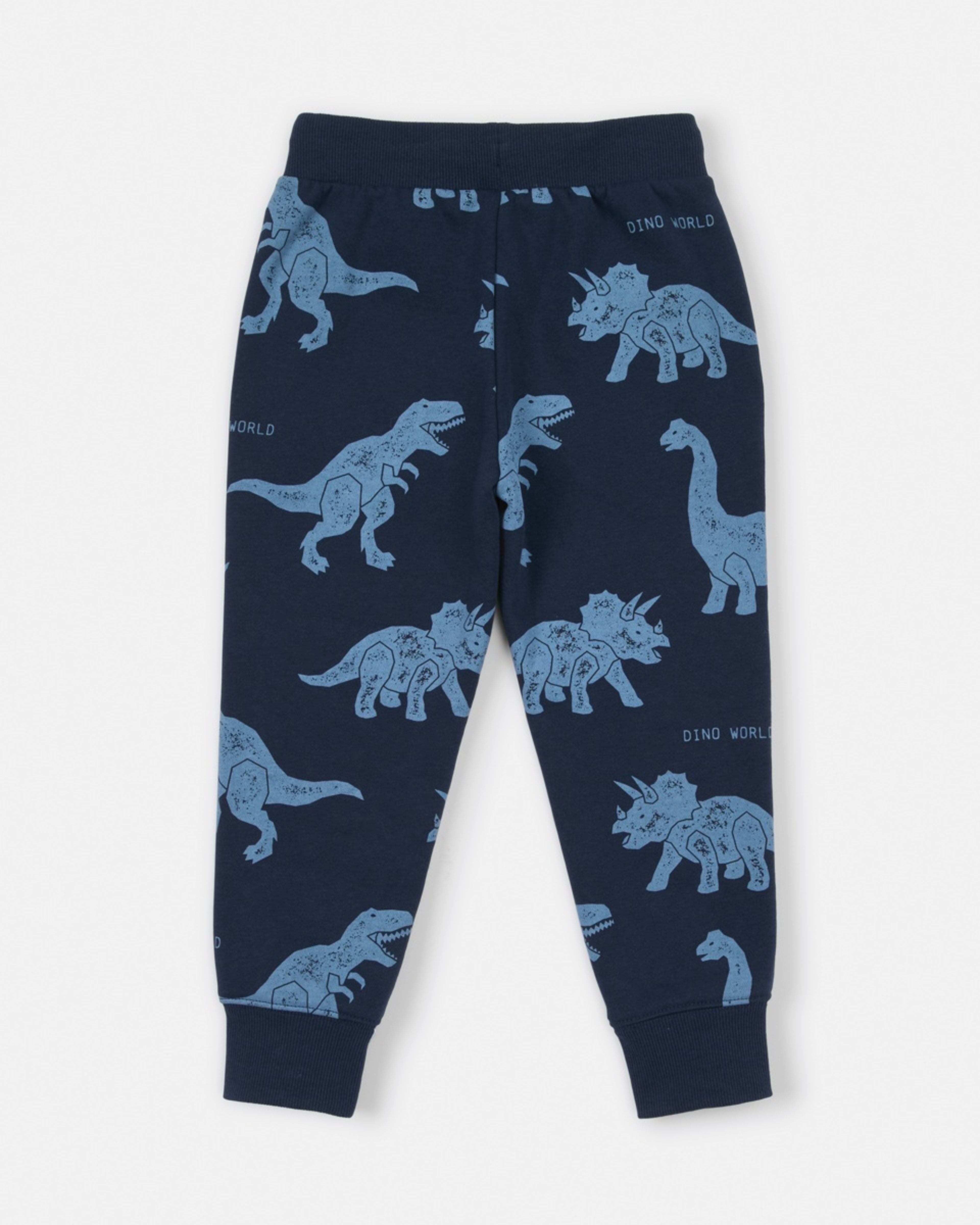 7 All Over Print Trackpants Dino Stencil Navy, 7 of 7