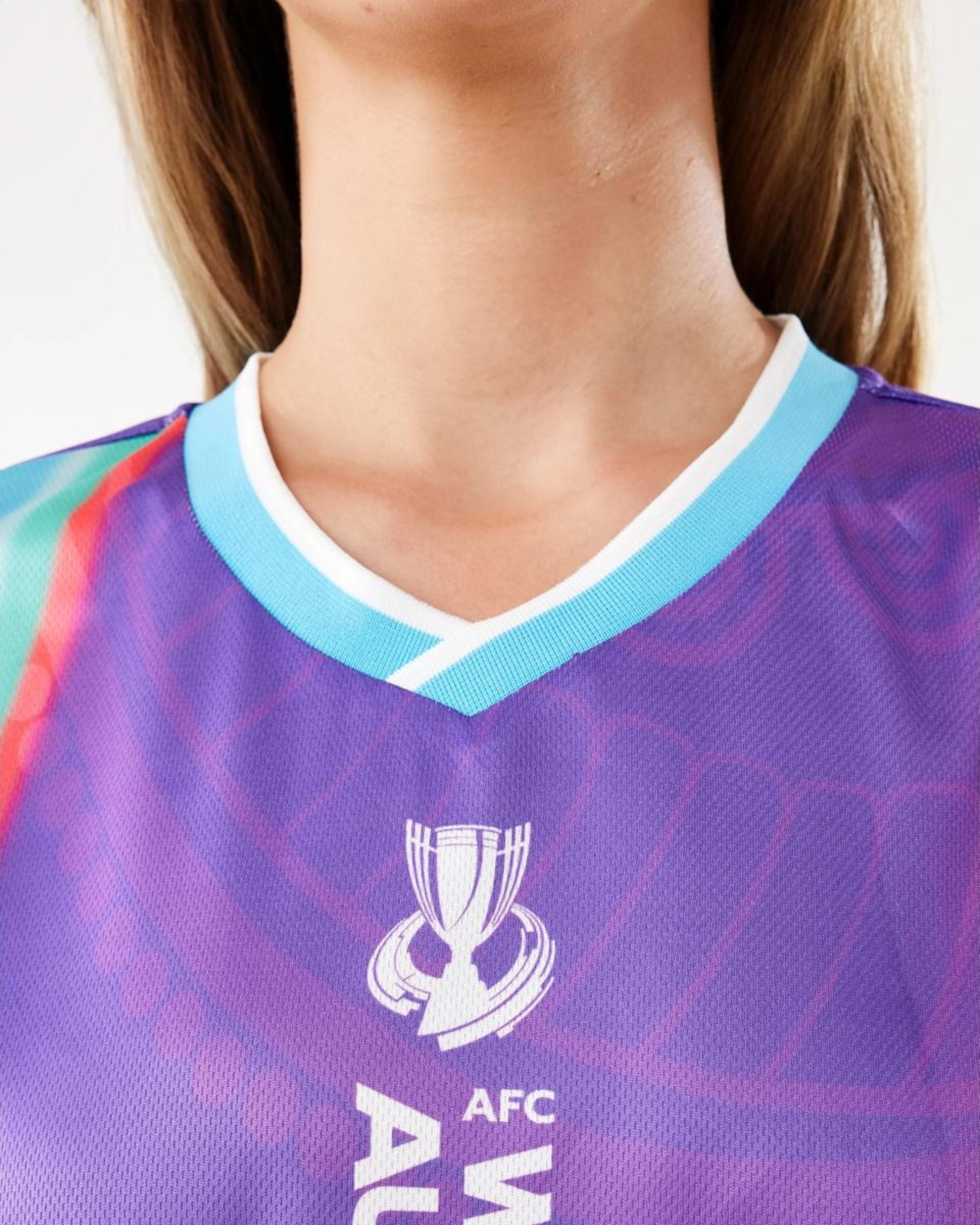 7 AFC Women's Asian Cup Australia Adult T-shirt Purple, 7 of 7