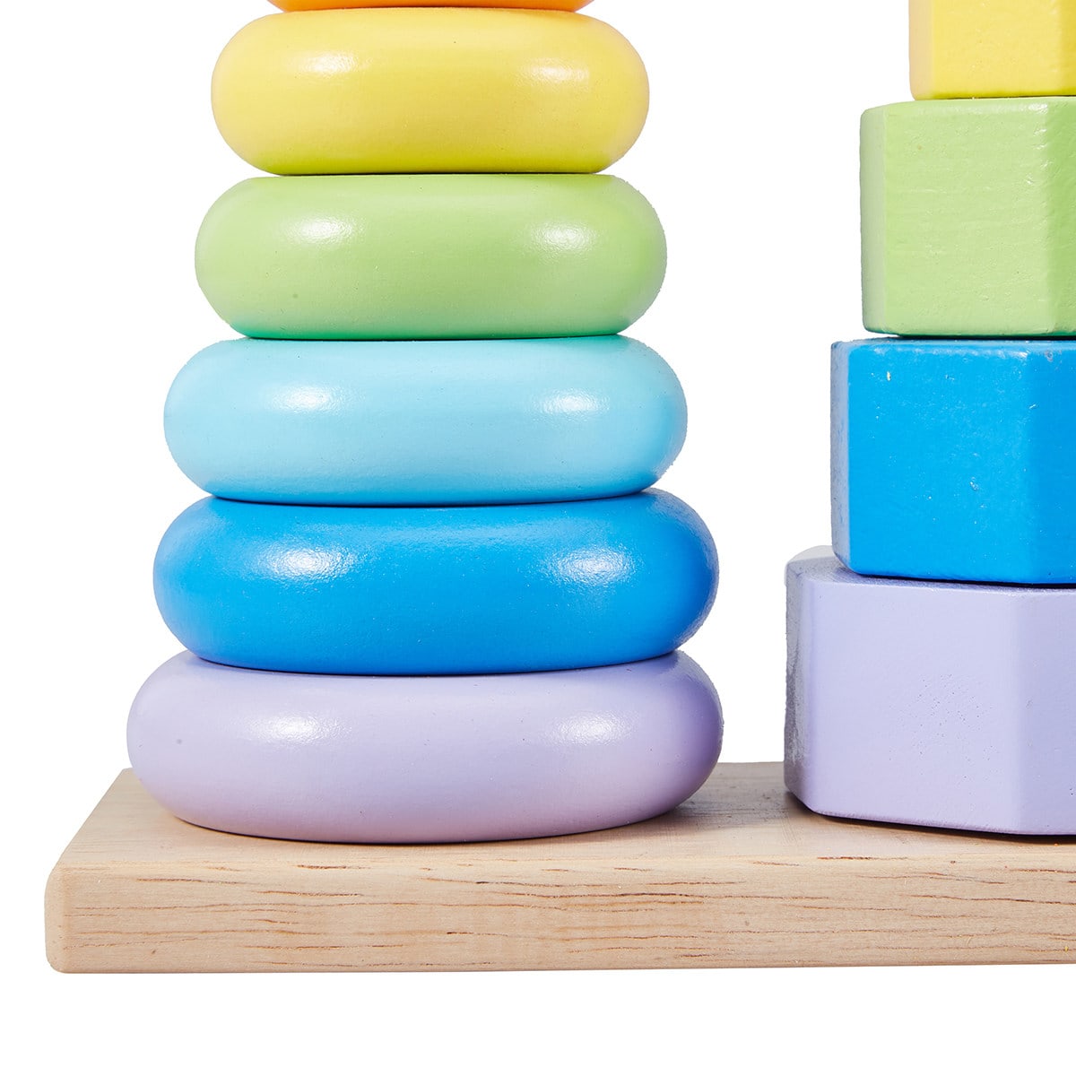 Wooden Stacking Shape Sorter Kmart