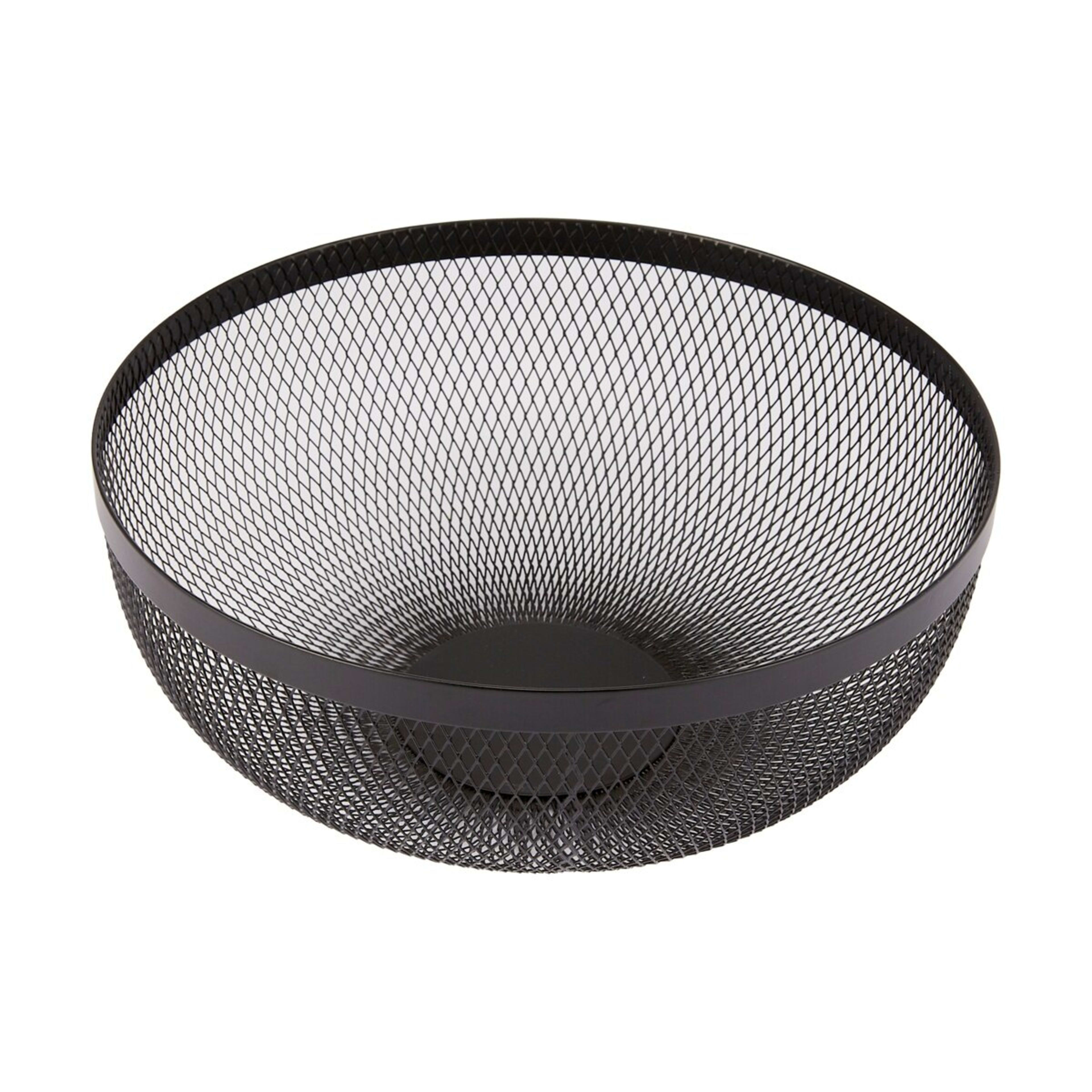 1 Mesh Fruit Bowl - Black