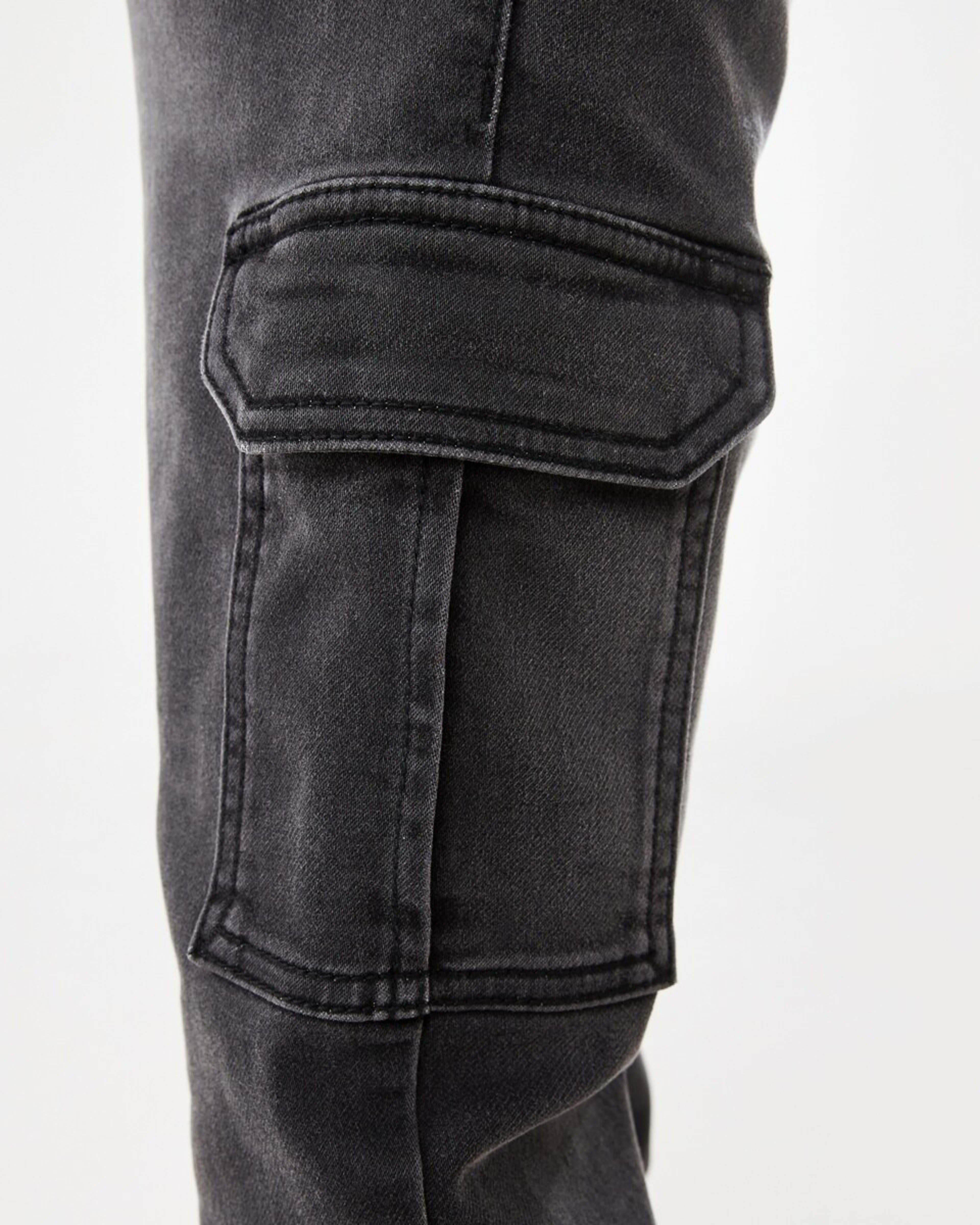 5 Denim Cargo Pants BLACK WASH, 5 of 9