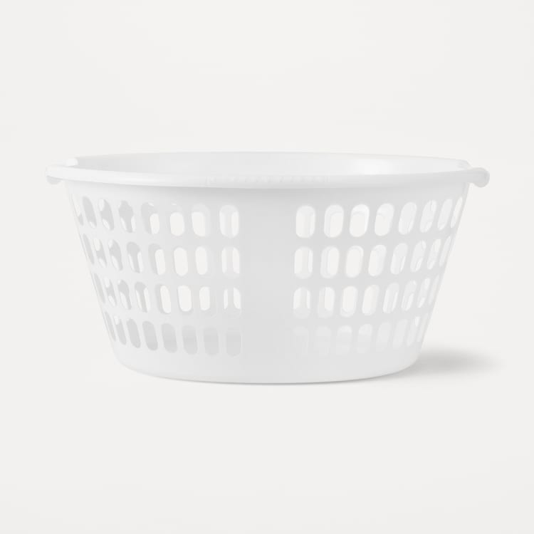 Oval Laundry Basket White Kmart