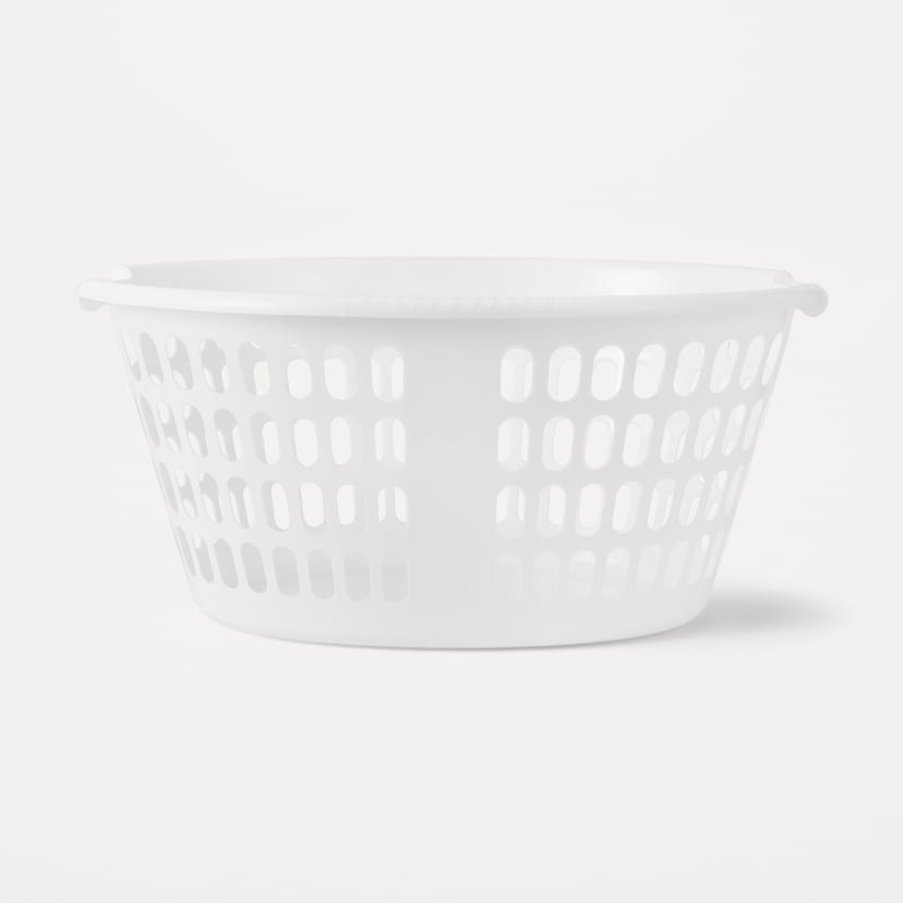 Oval Laundry Basket White Kmart