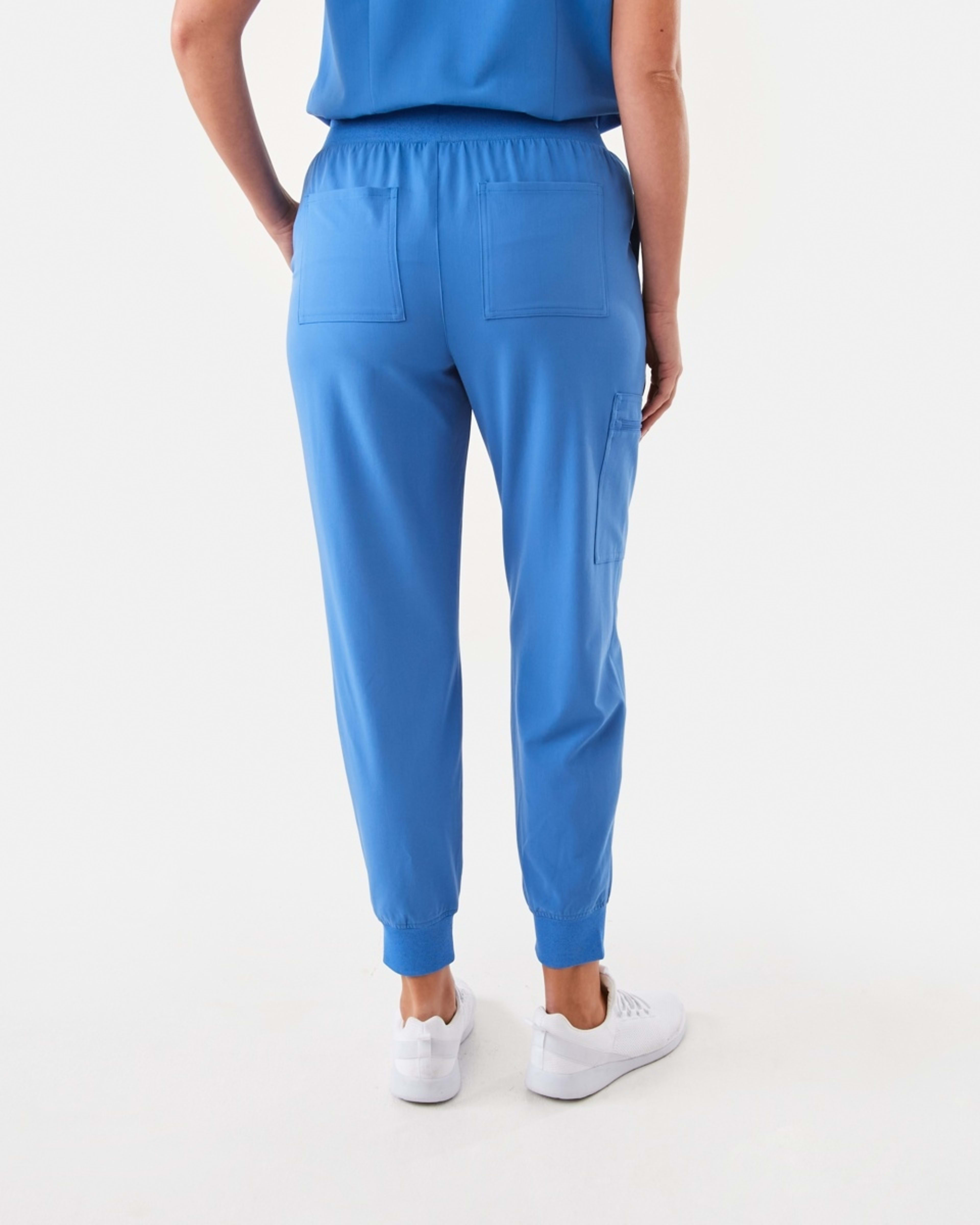 3 Work Jogger Scrub Pants Blu Palace, 3 of 8