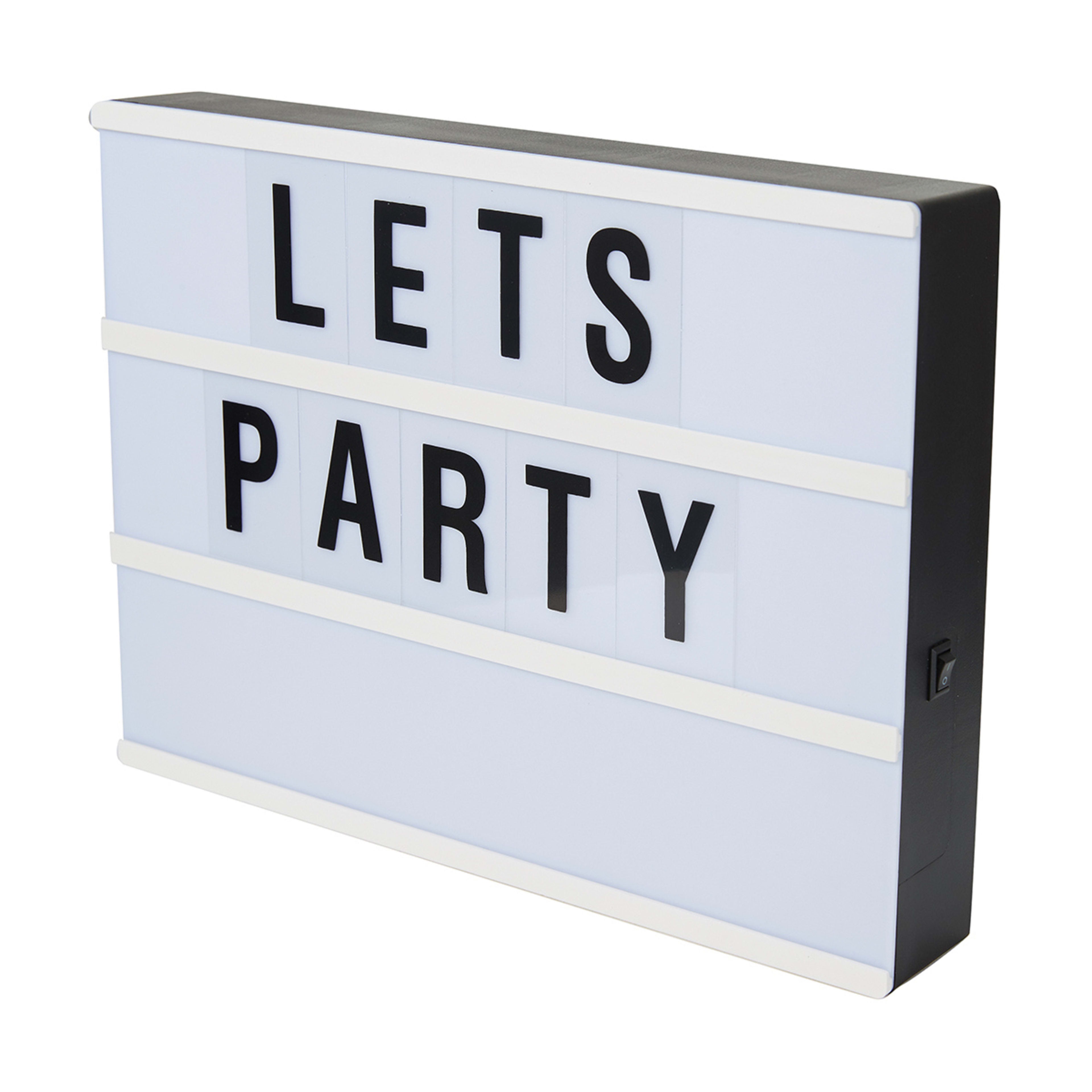 Light Box with Letters Kmart