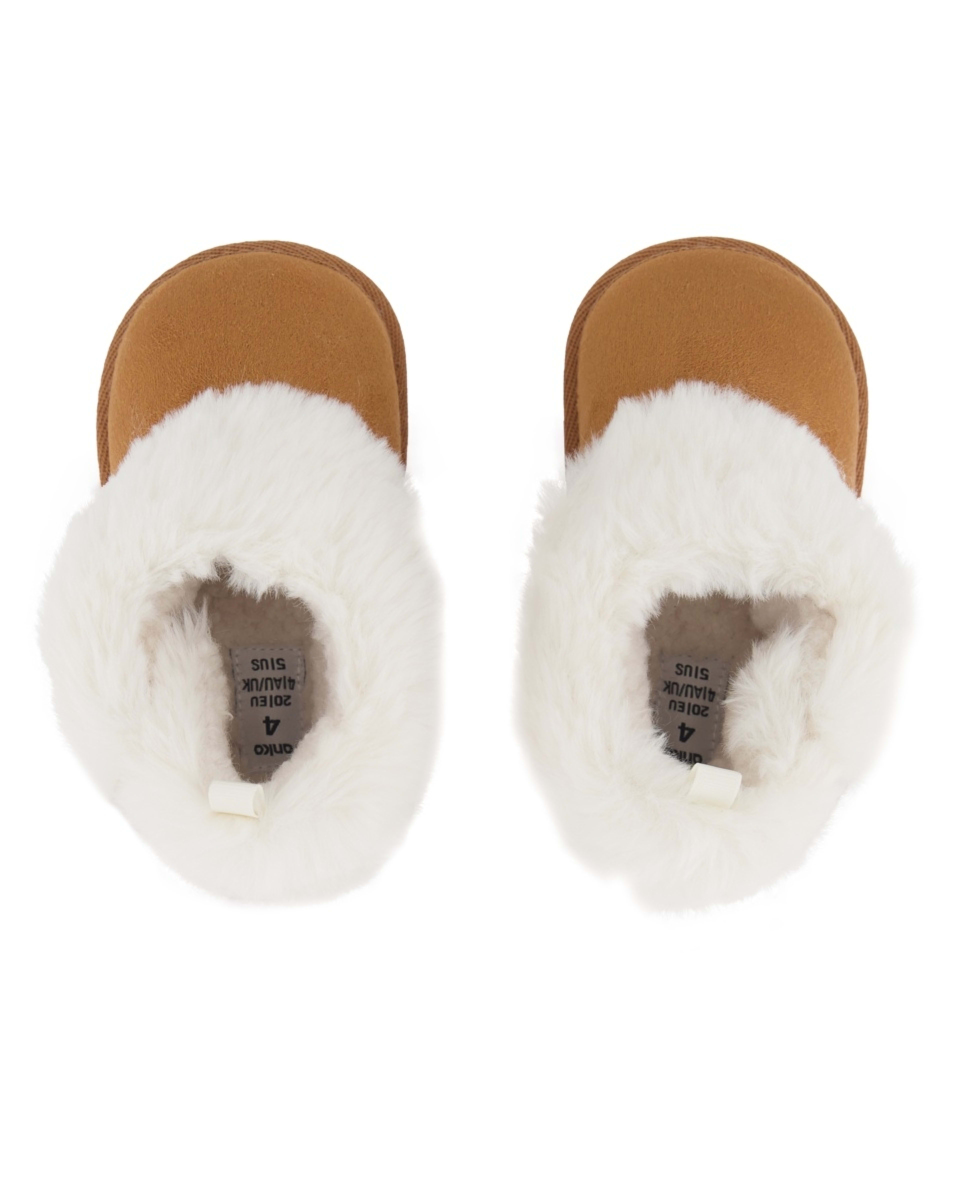 2 Baby Slipper Boots Chestnut Tan, 2 of 5