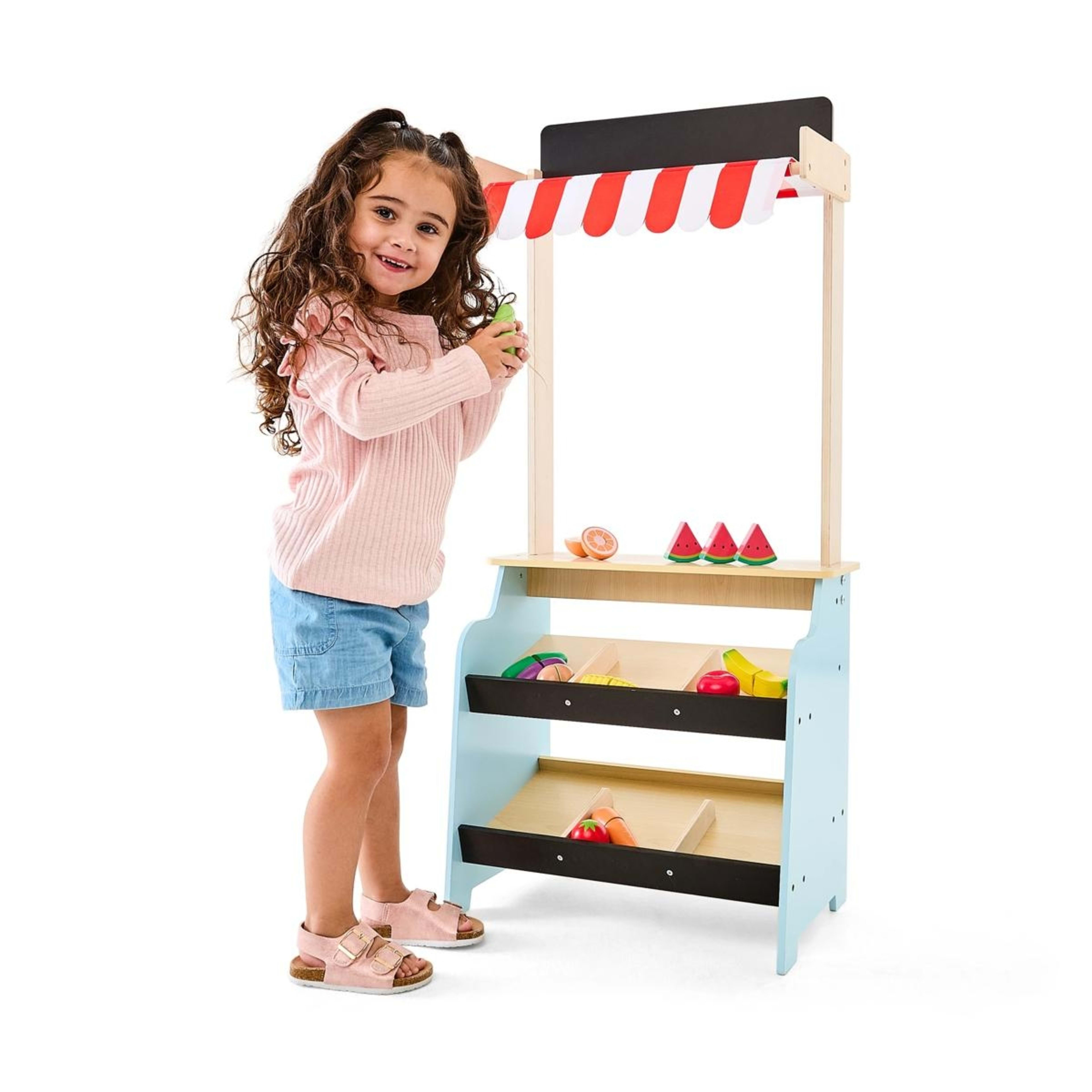 1 Wooden Market Stand, 1 of 10
