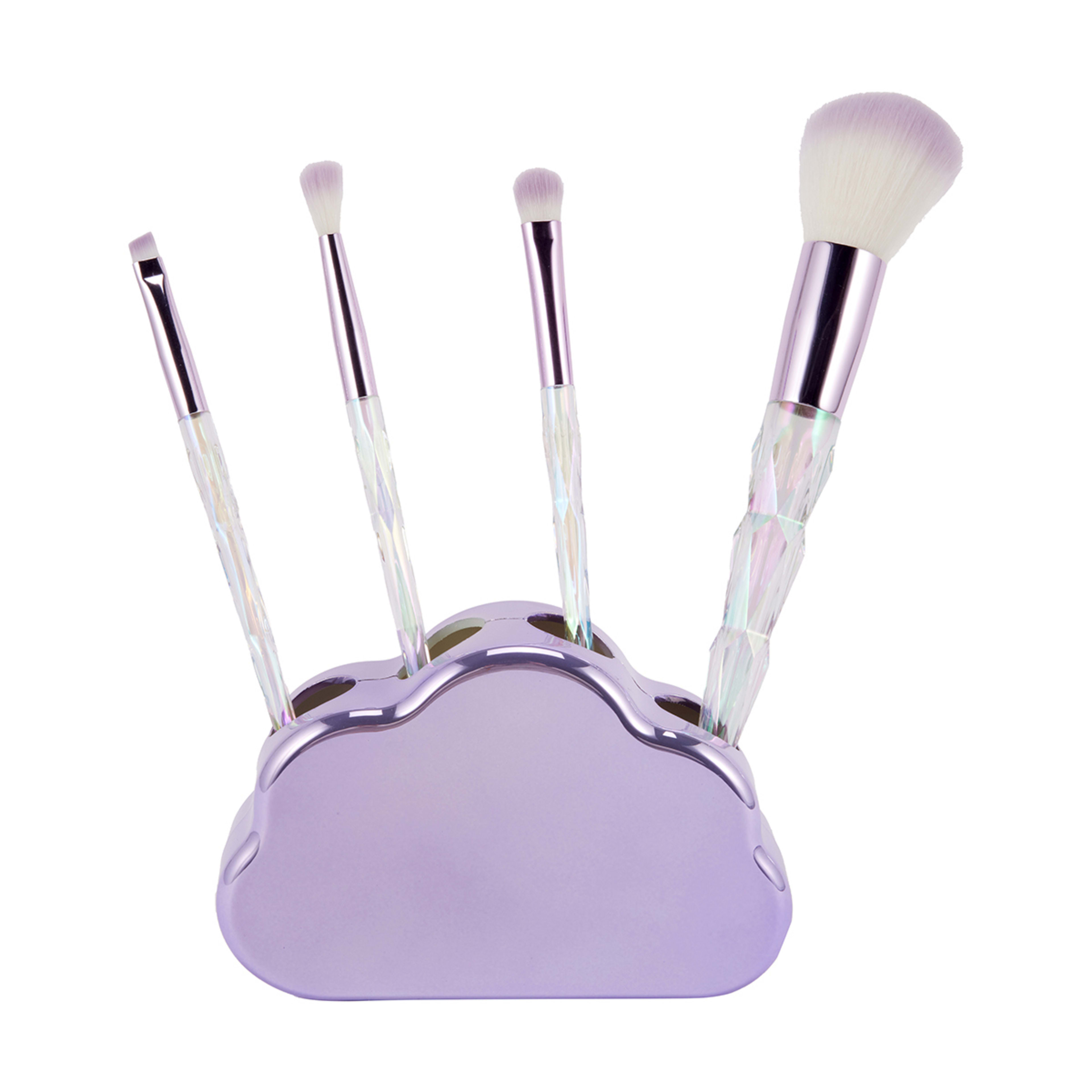 2 OXX Cosmetics 5 Piece Makeup Brush Set - Purple, 2 of 8