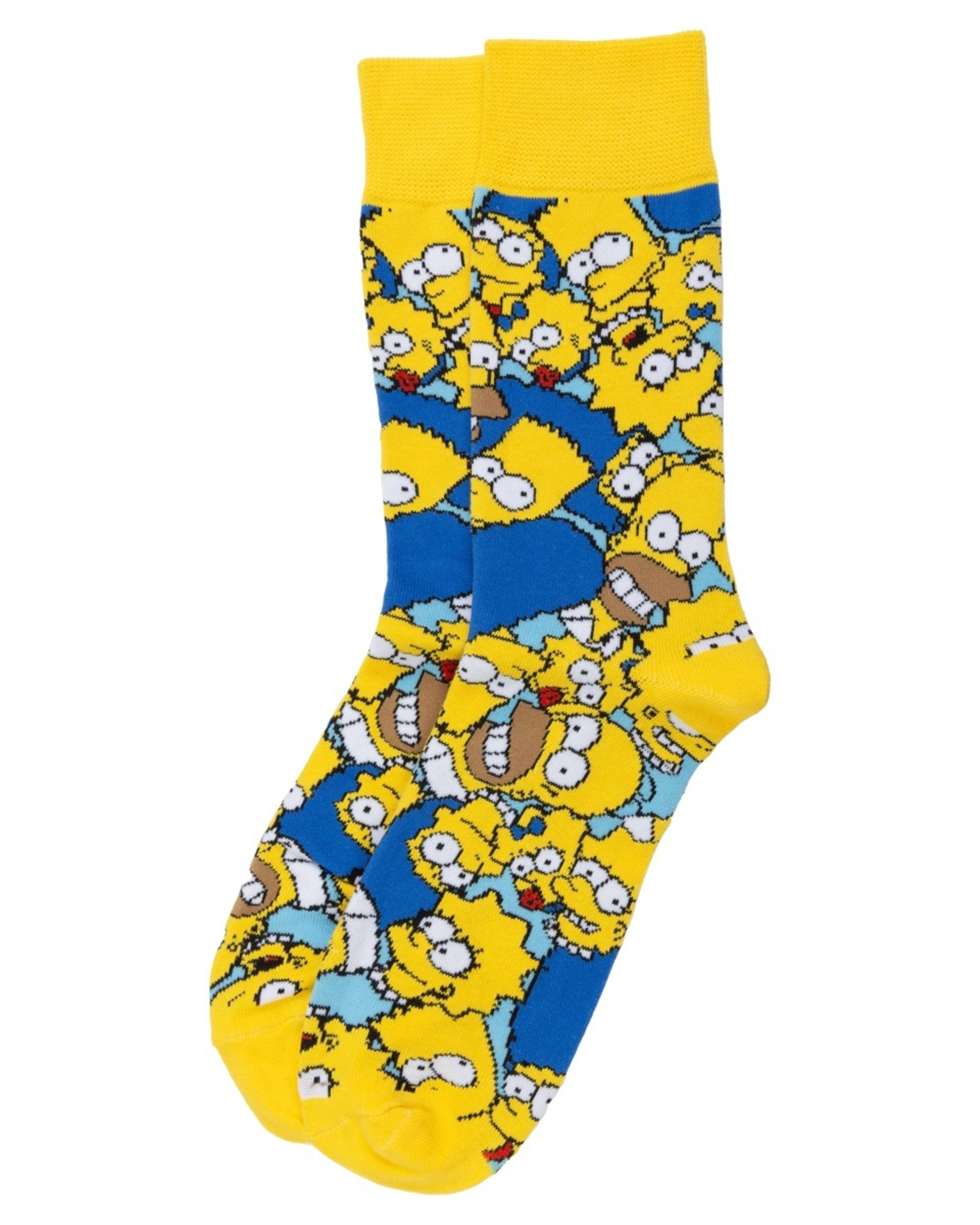 2 2 Pack The Simpsons License Socks 2PK SIMPSONS, 2 of 3
