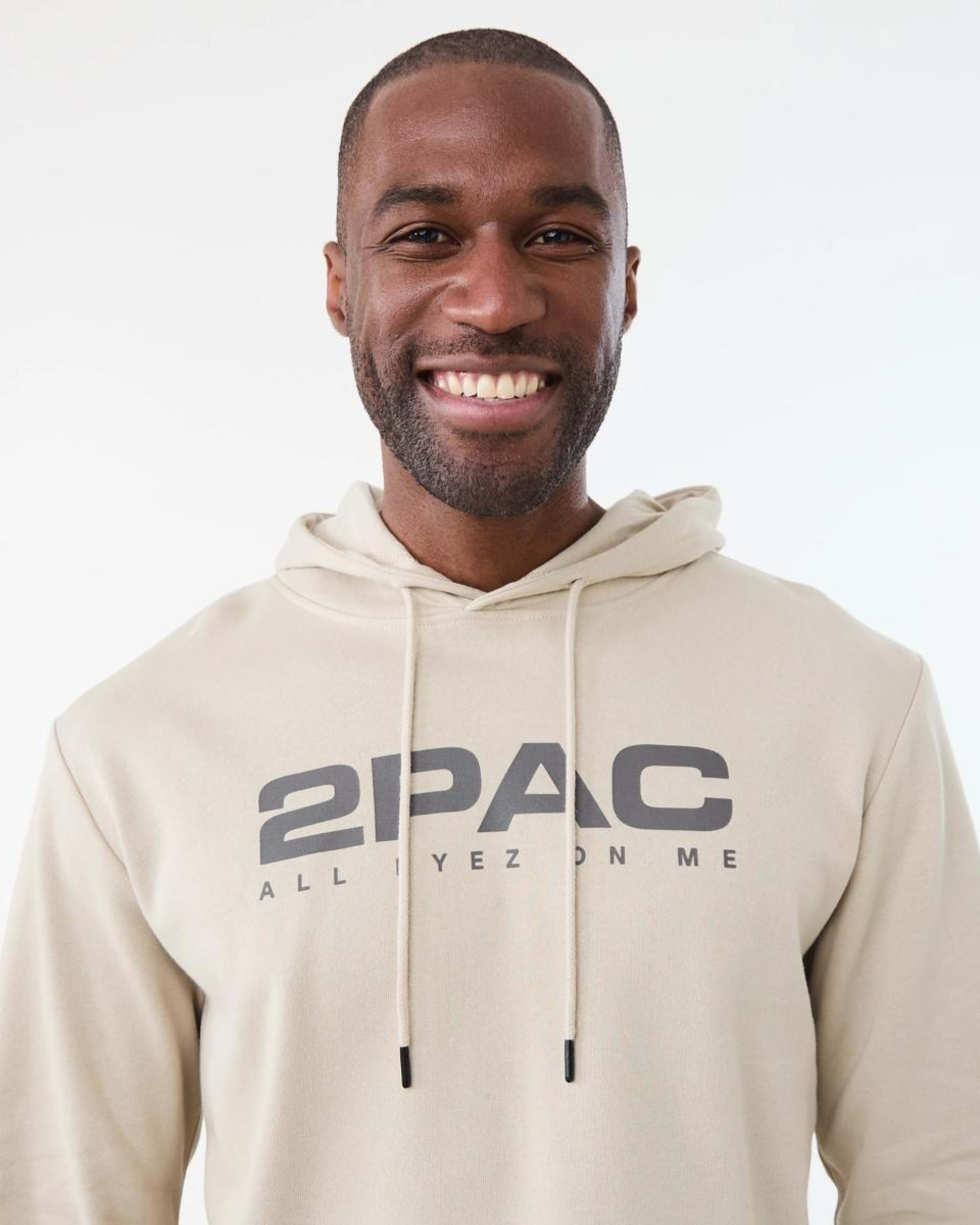 5 Tupac License Hoodie NEUTRAL, 5 of 6