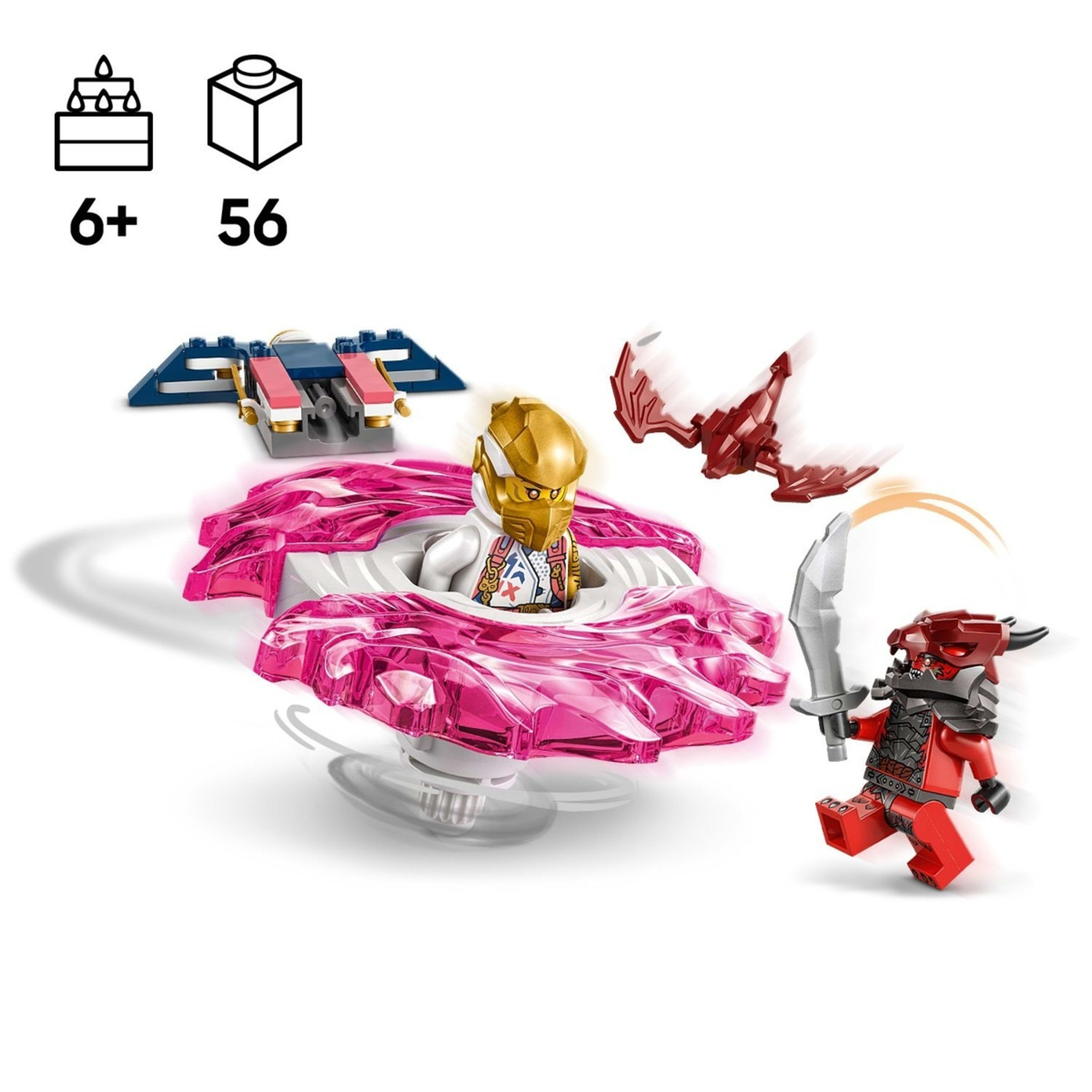 4 LEGO NINJAGO Sora's Dragon Spinjitzu Spinner 71824, 4 of 10