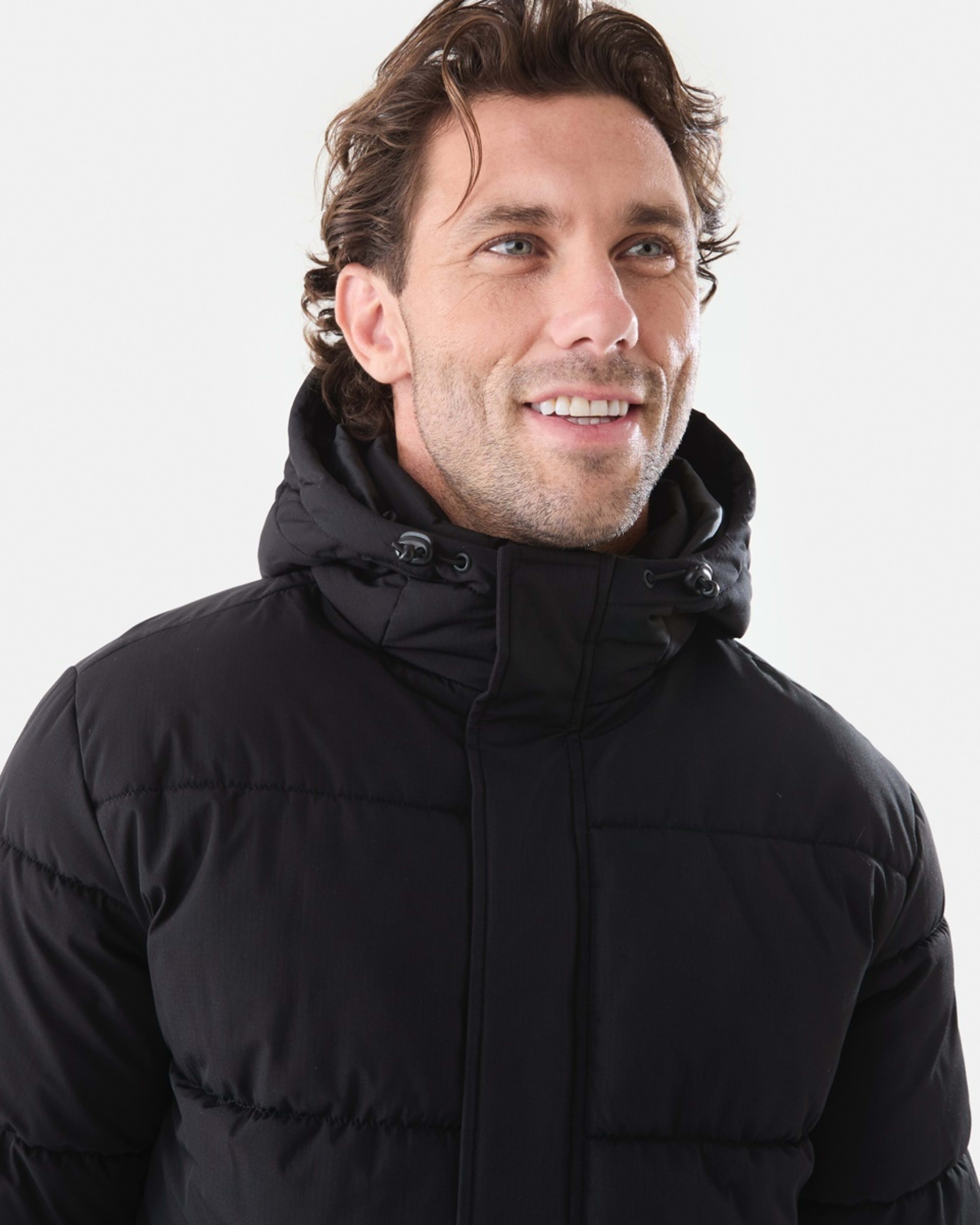 5 Hooded Puffer Jacket Black, 5 of 6