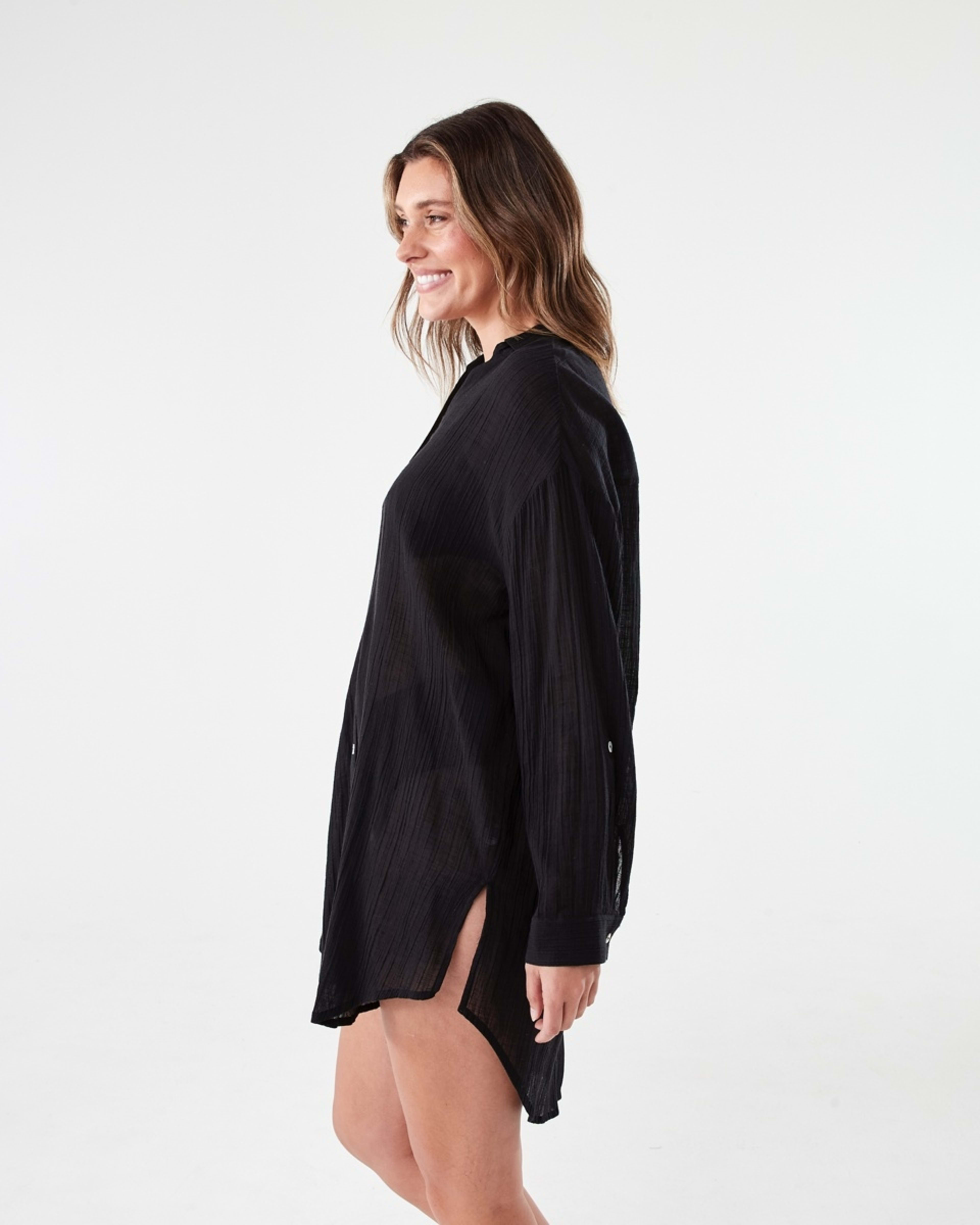3 Cover Up Shirt BLACK, 3 of 9