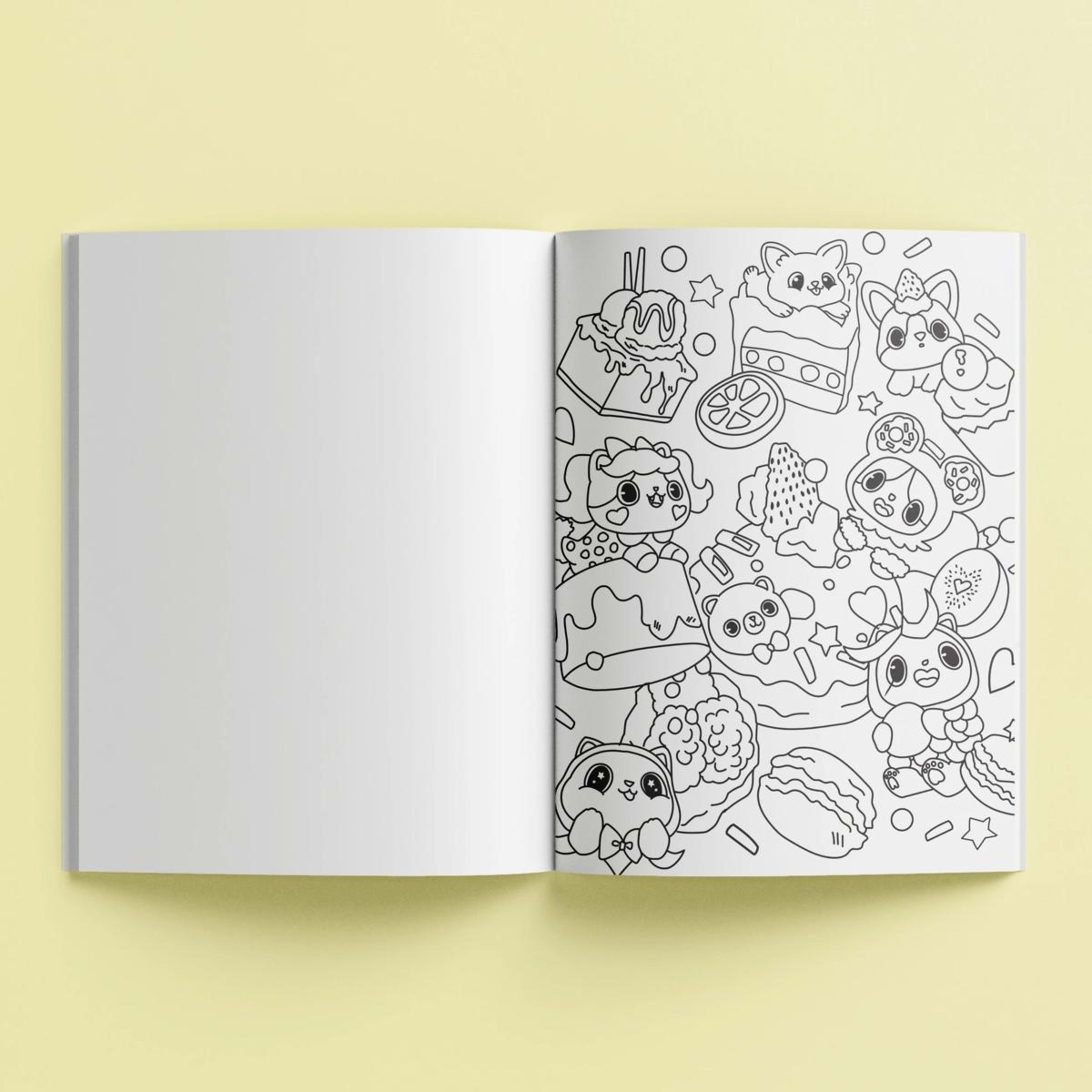 4 Kaleidoscope Colouring Poster Art: Kawaii - Book, 4 of 5