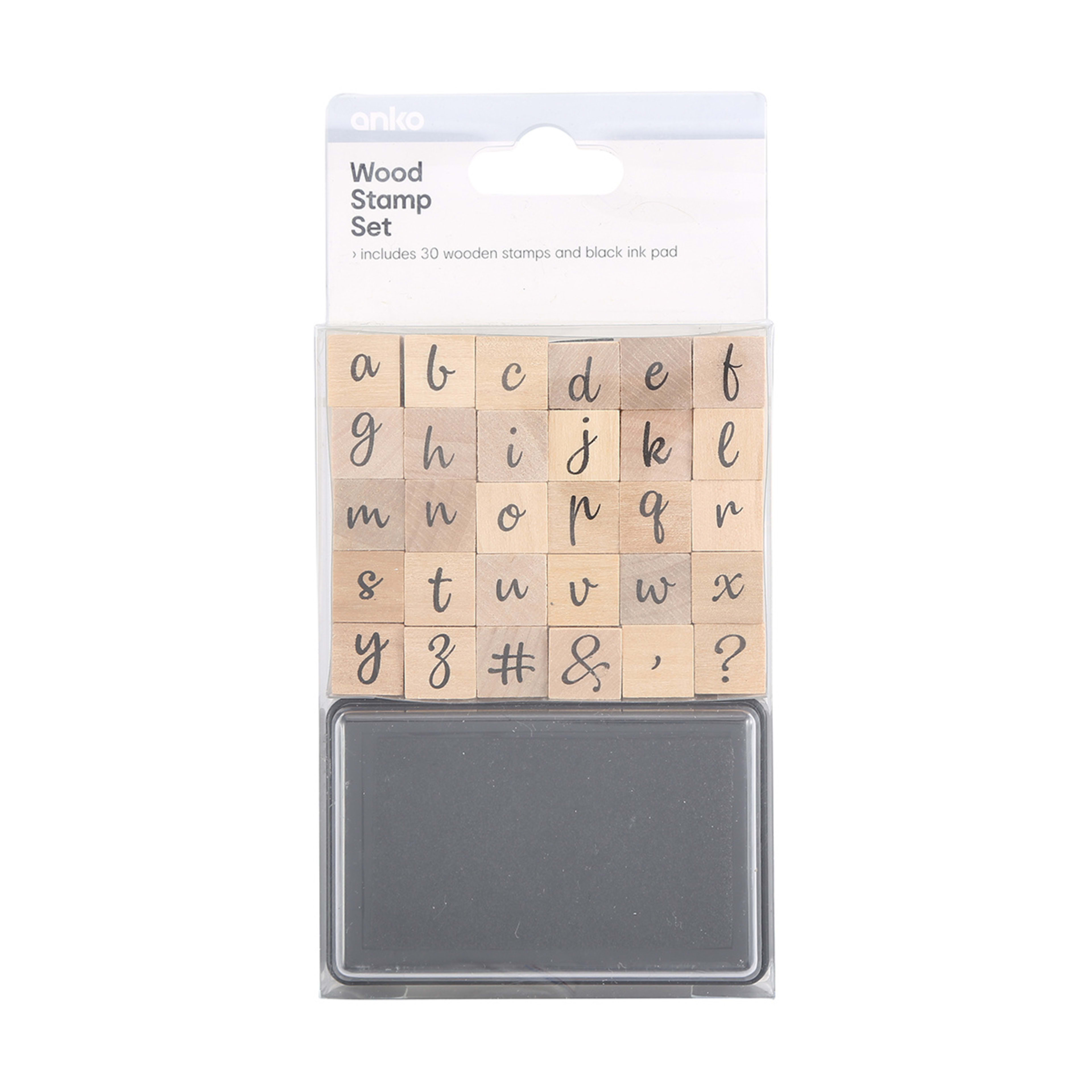 Wood Stamp Set Kmart