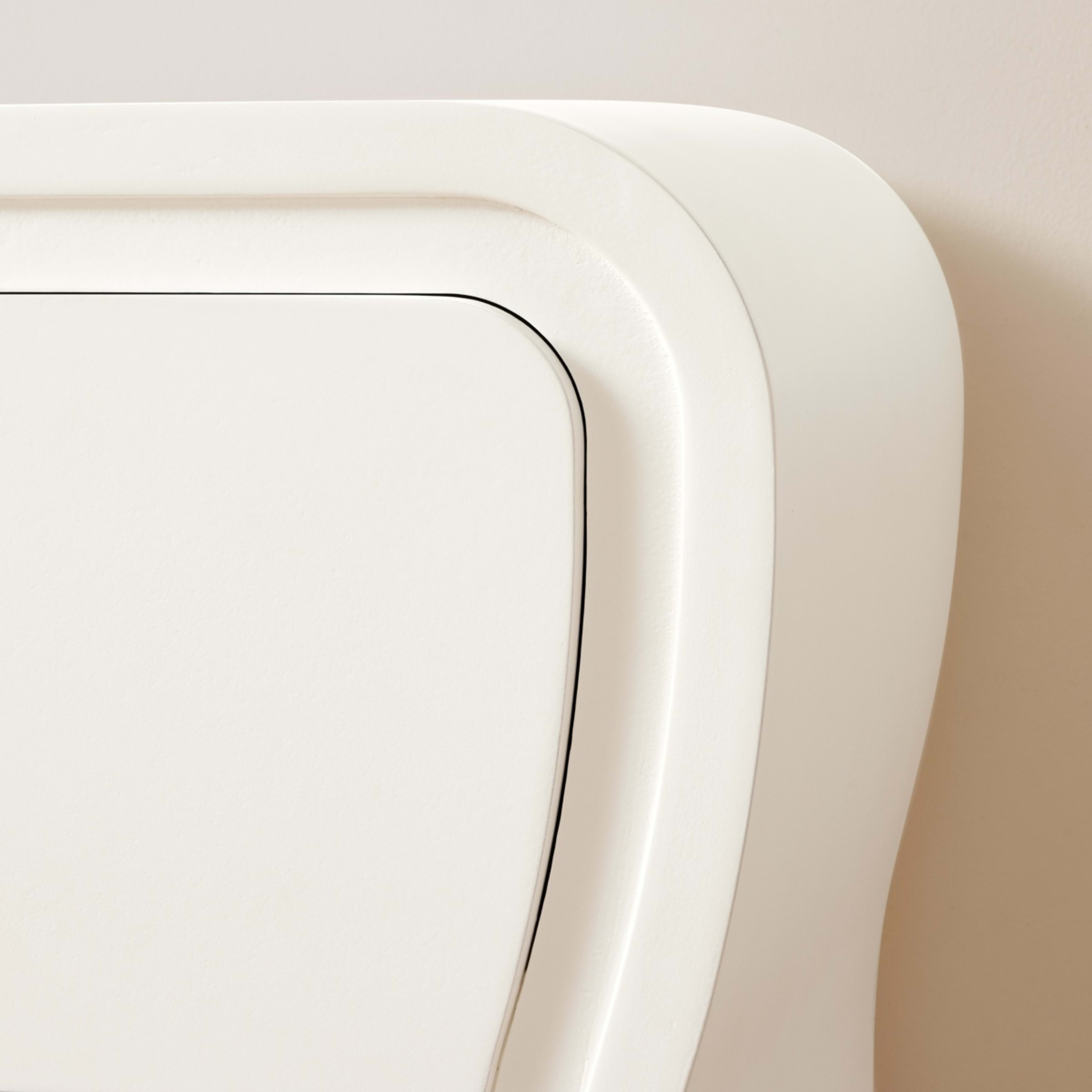 5 Wavy Bedside Table - White, 5 of 6