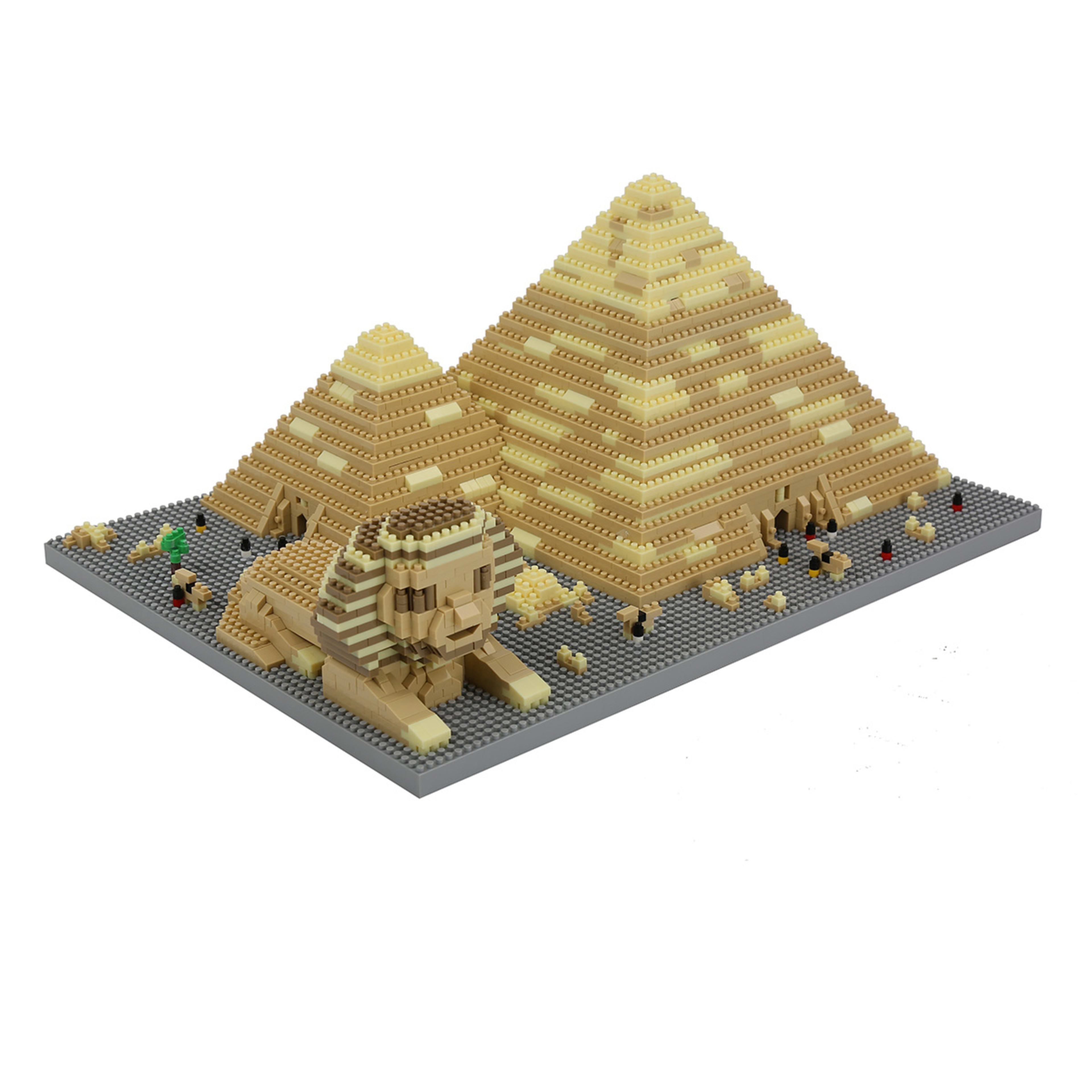 4 2155 Piece Mini Blocks Building Series: Sphinx Pyramid, 4 of 10