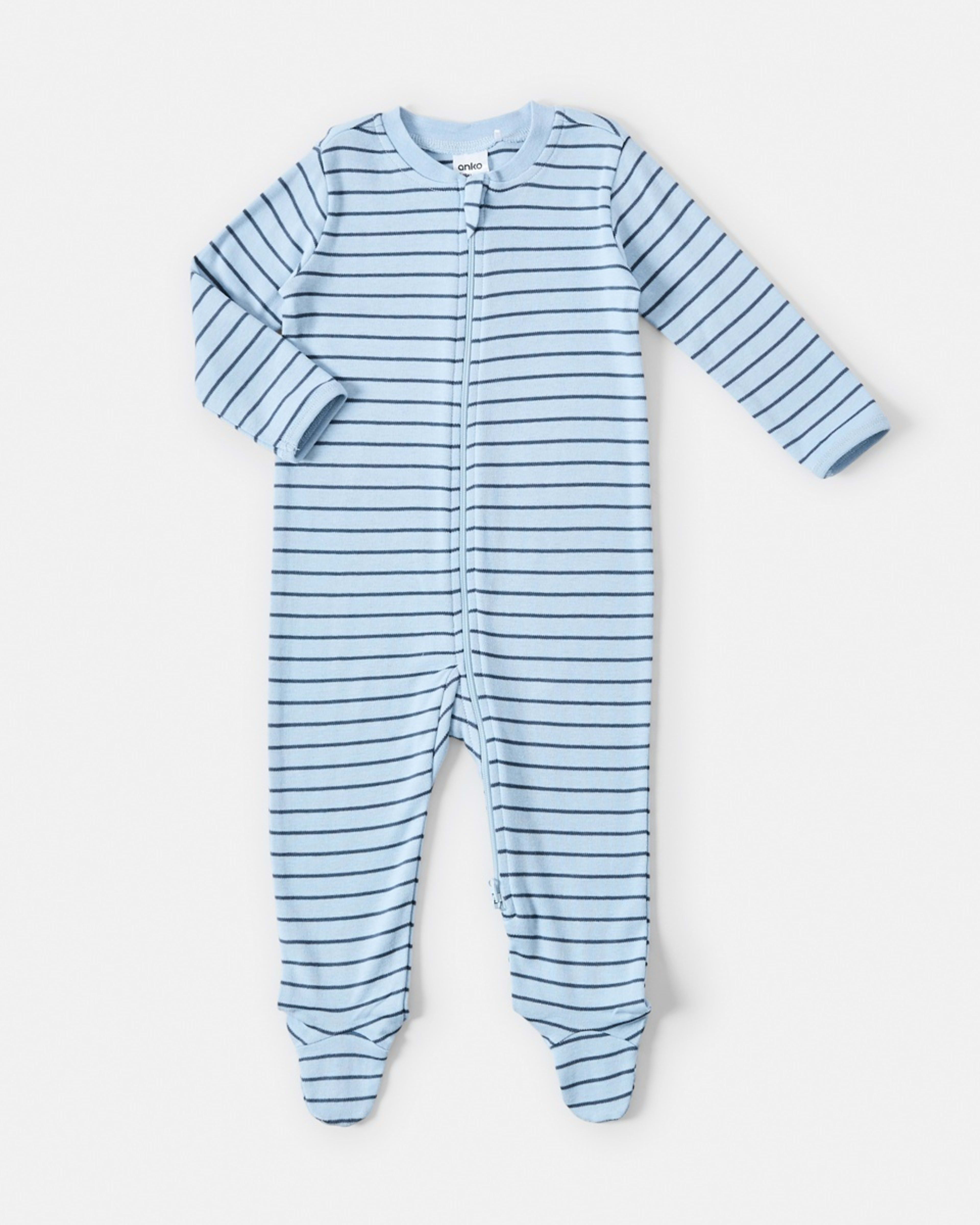 3 3 Pack Coveralls Blu Dino, 3 of 8