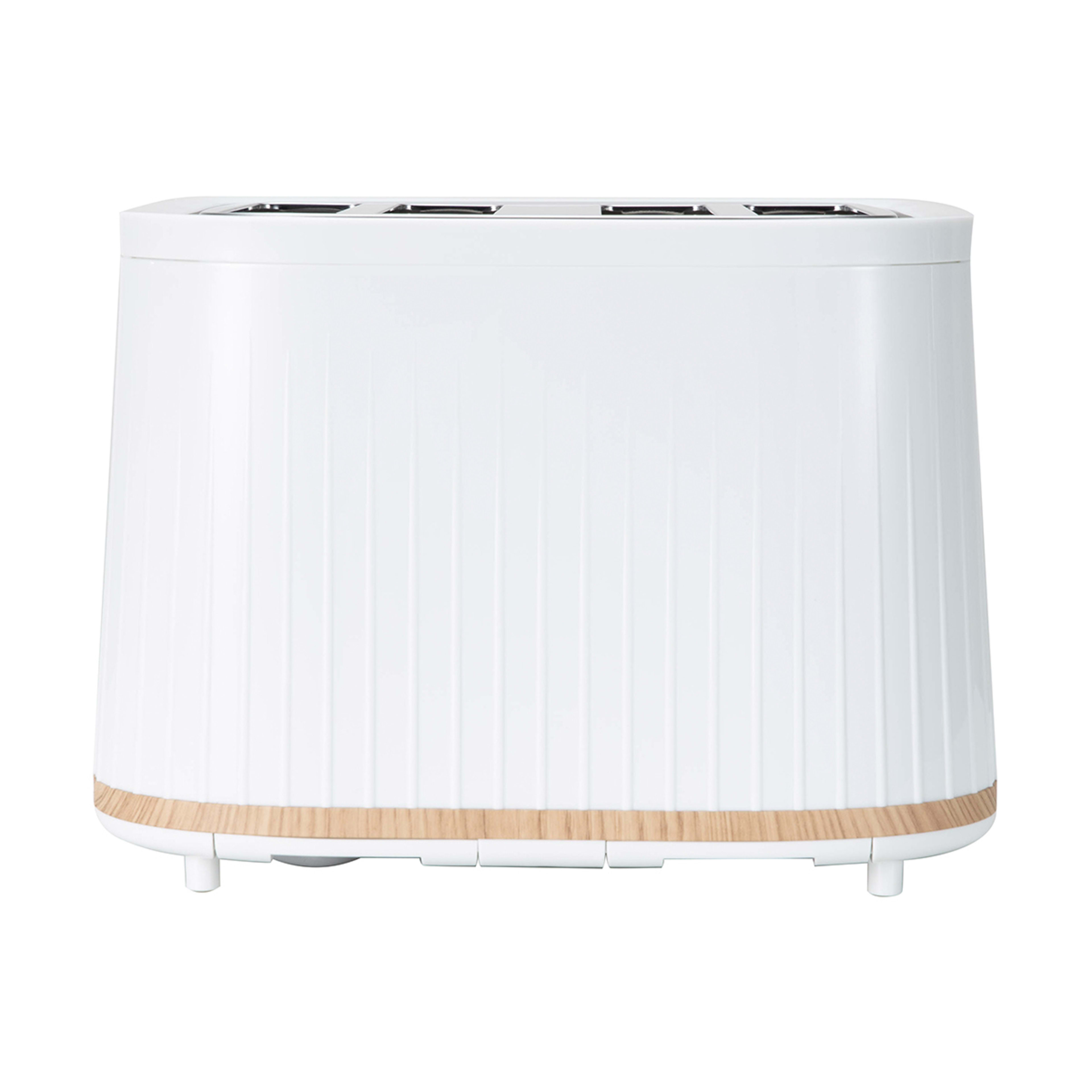 4 4 Slice Toaster - White, 4 of 8