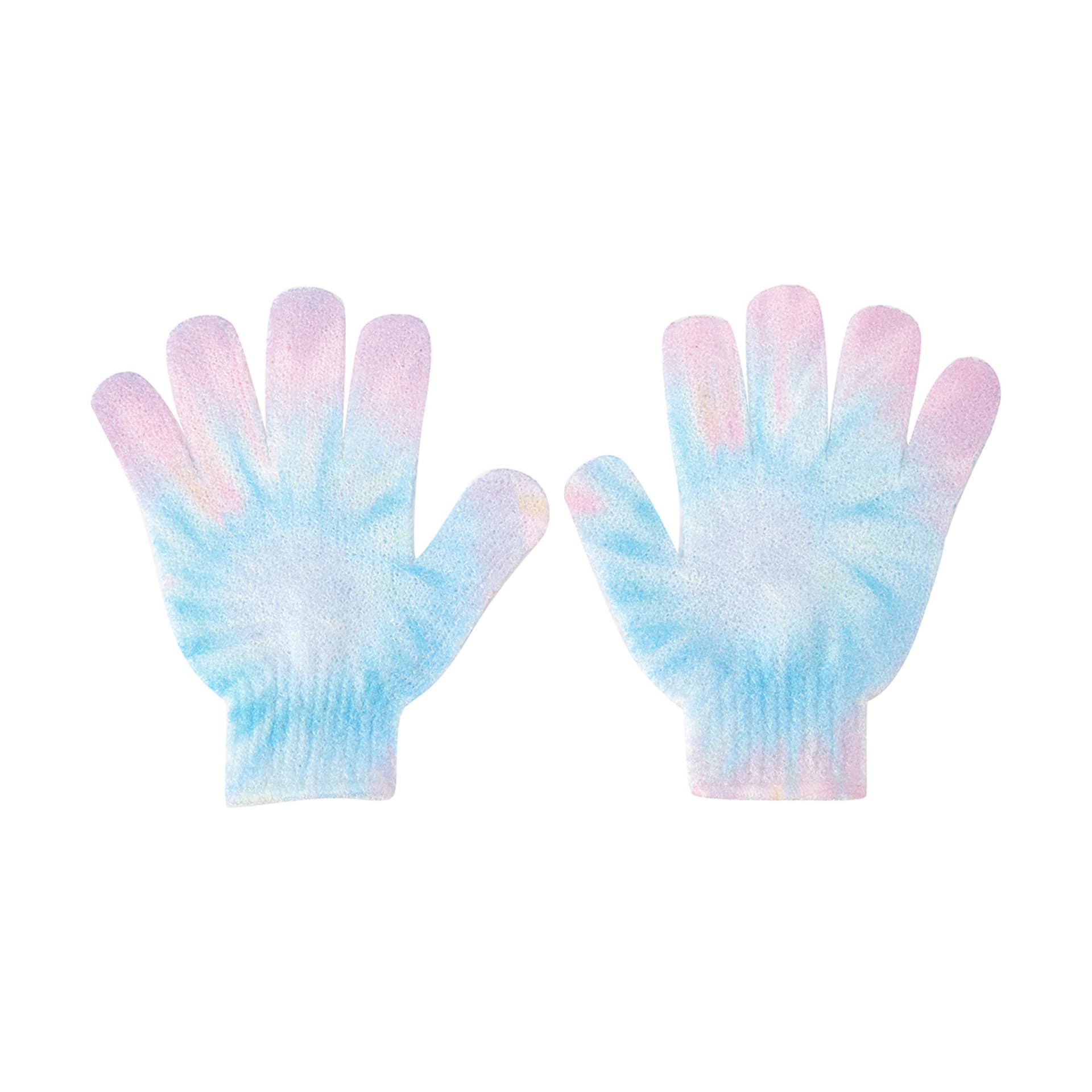 Exfoliating Gloves Tie Dye Kmart