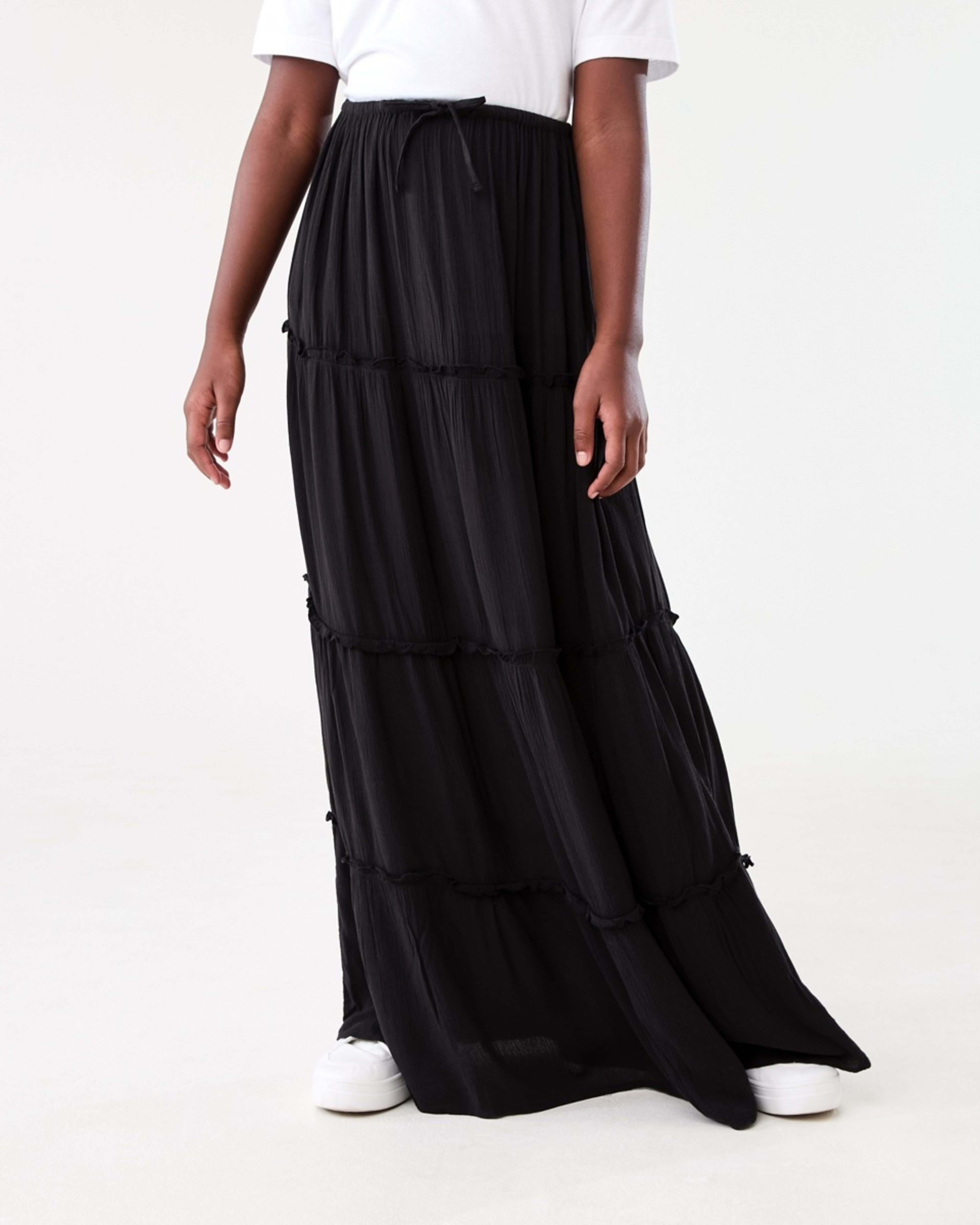 1 Tiered Skirt BLACK