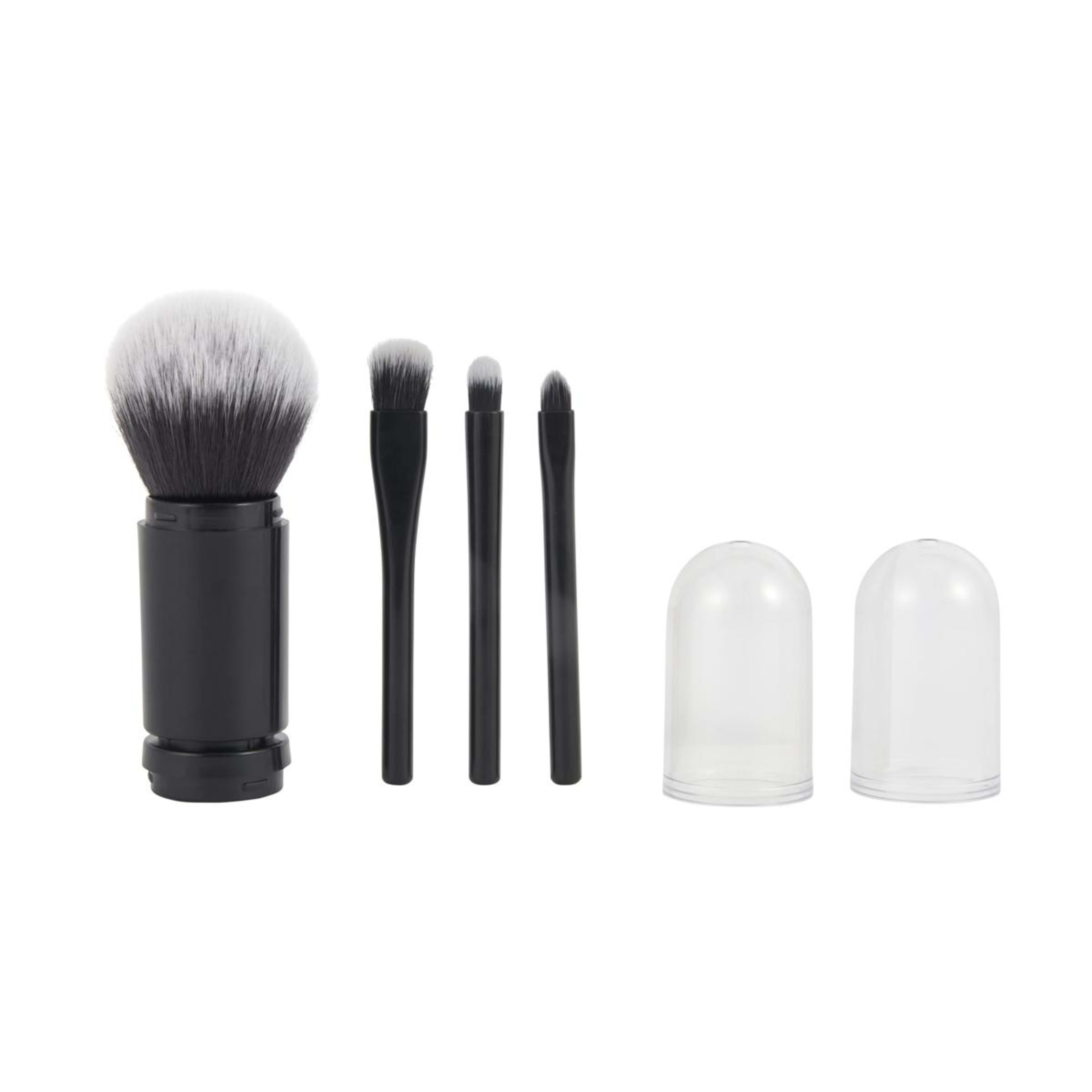 1 OXX Cosmetics Travel Brush Set - Black, 1 of 6