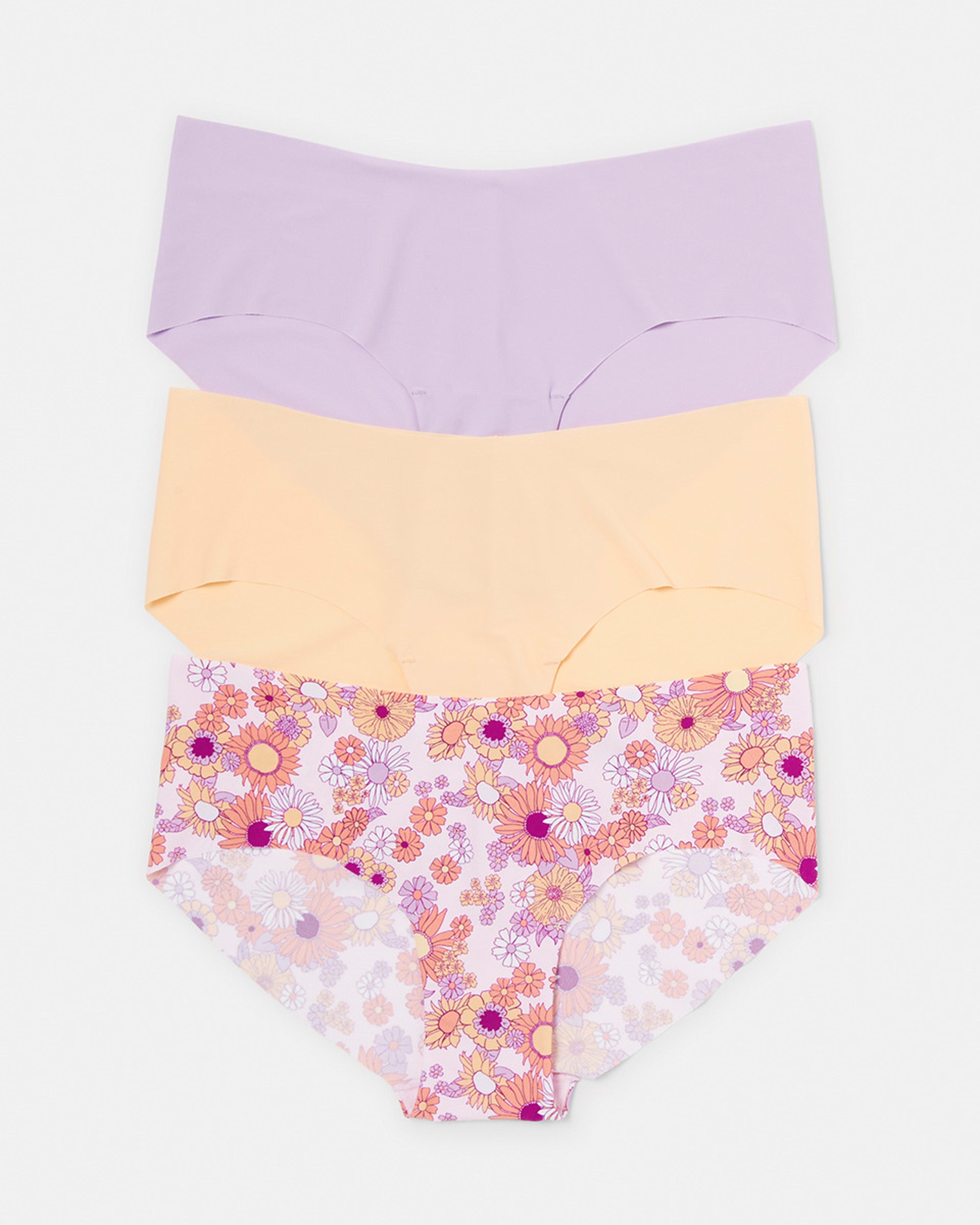 3 Pack No Show Boyleg Briefs Kmart