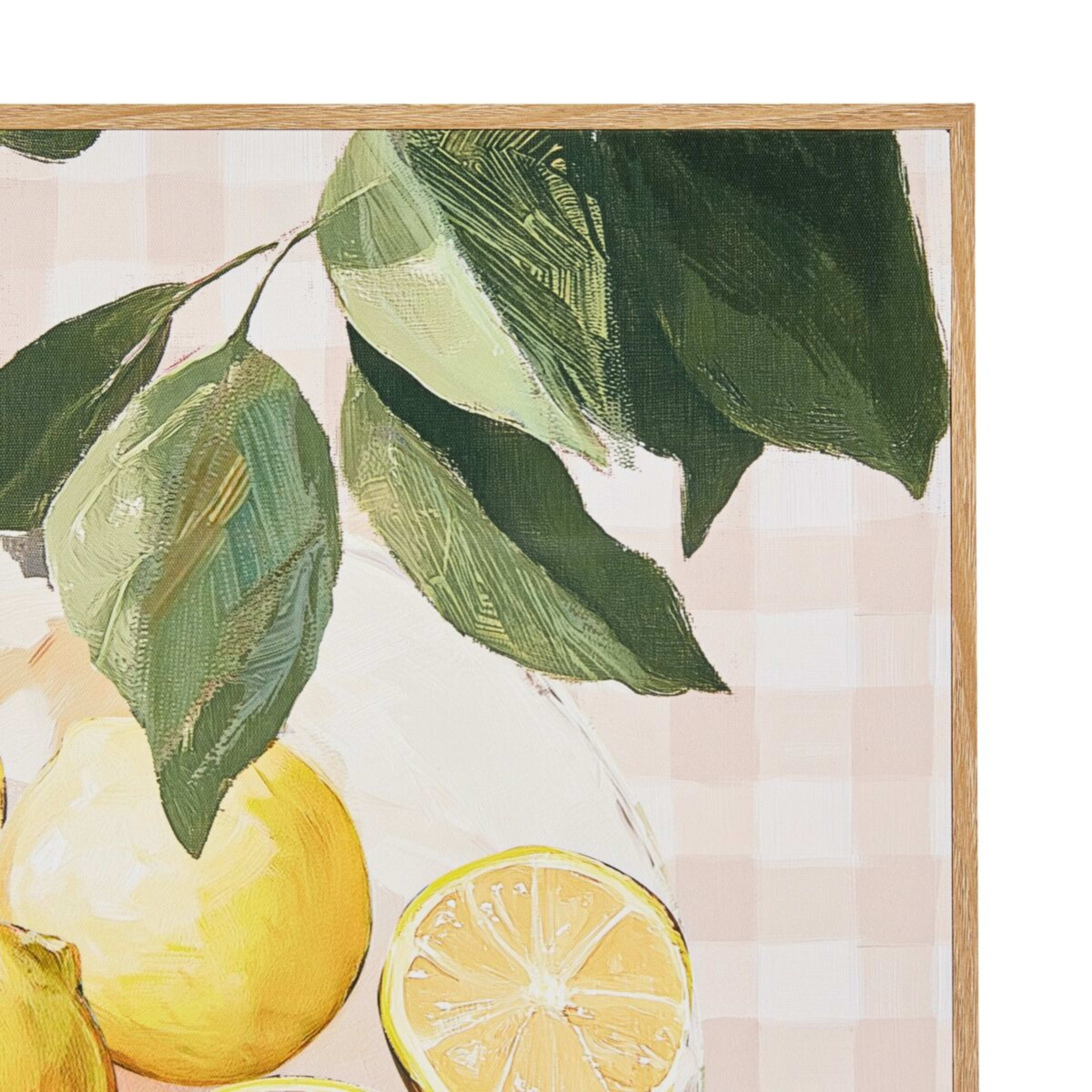 2 2 Pack Lemon Framed Canvas, 2 of 6