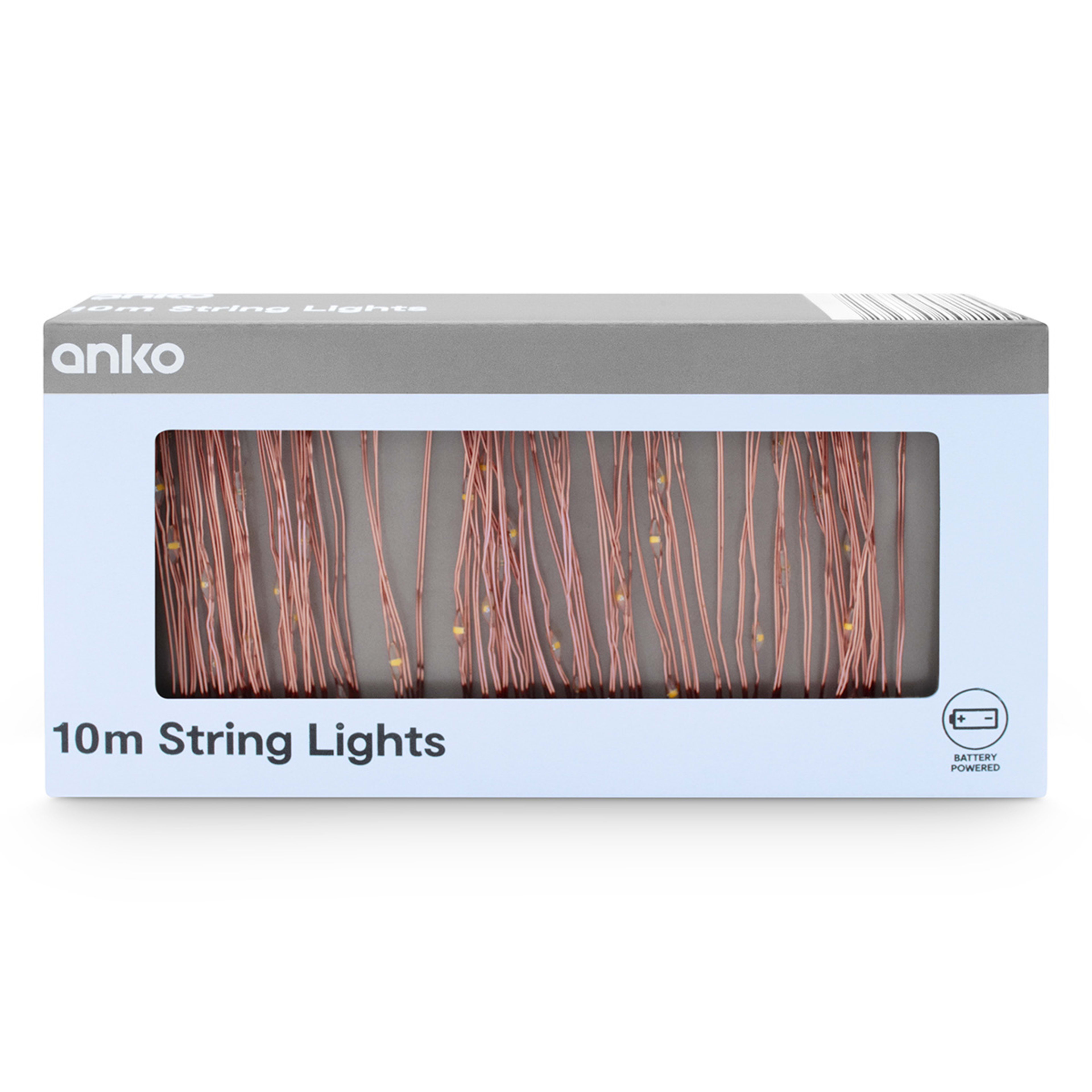 10m String Lights Kmart