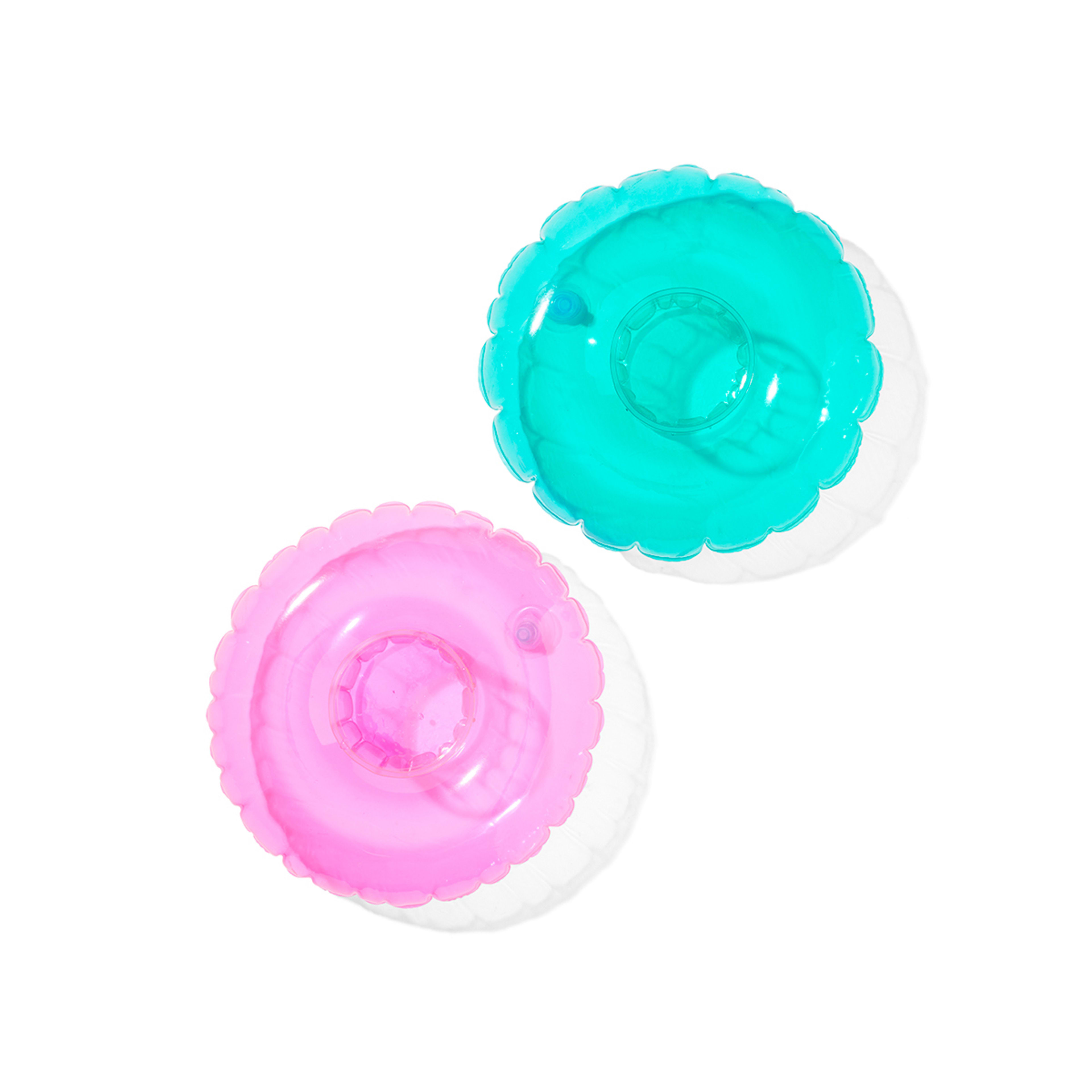 2 Pack Inflated Translucent Drink Floats Assorted Kmart