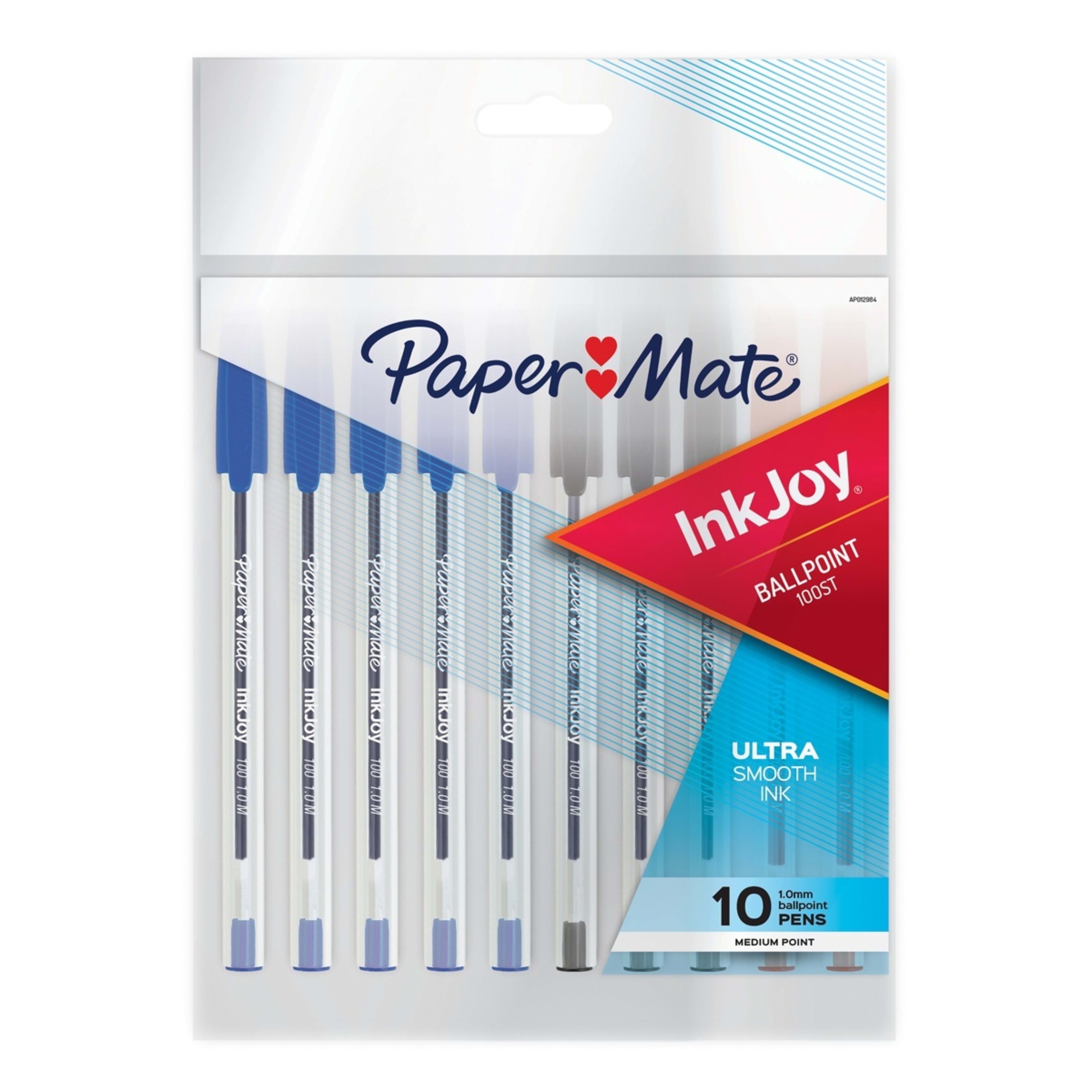 1 10 Pack Paper Mate InkJoy 100ST Ballpoint Pen