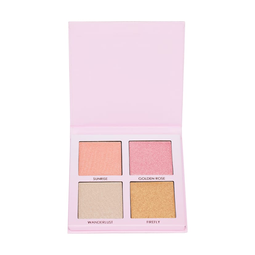 OXX Cosmetics 4 Shades Highlighter Palette Rosy Kmart
