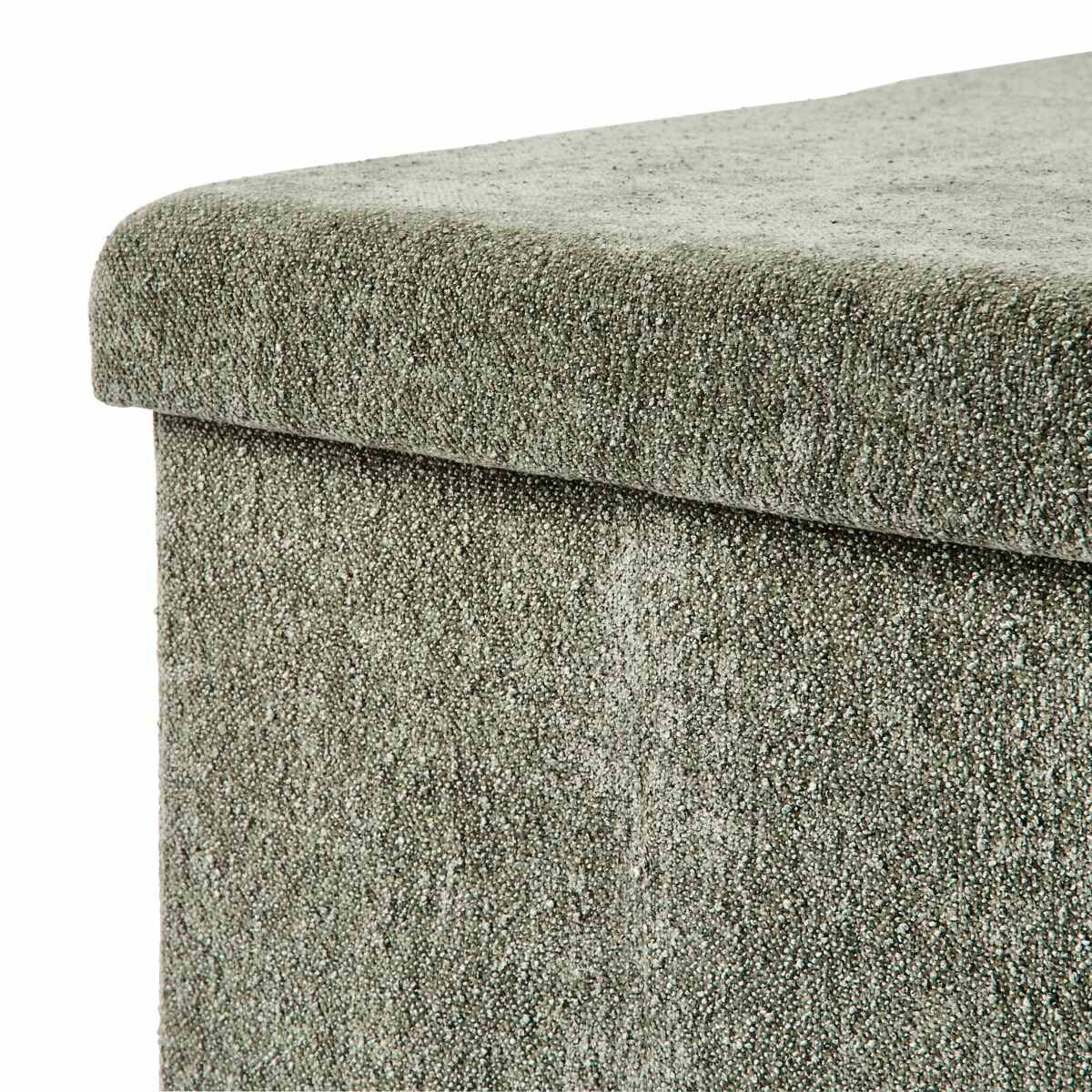 8 Ottoman Storage Bench - Green, 8 of 9