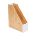 Bamboo and Plastic Magazine Holder - White - Kmart