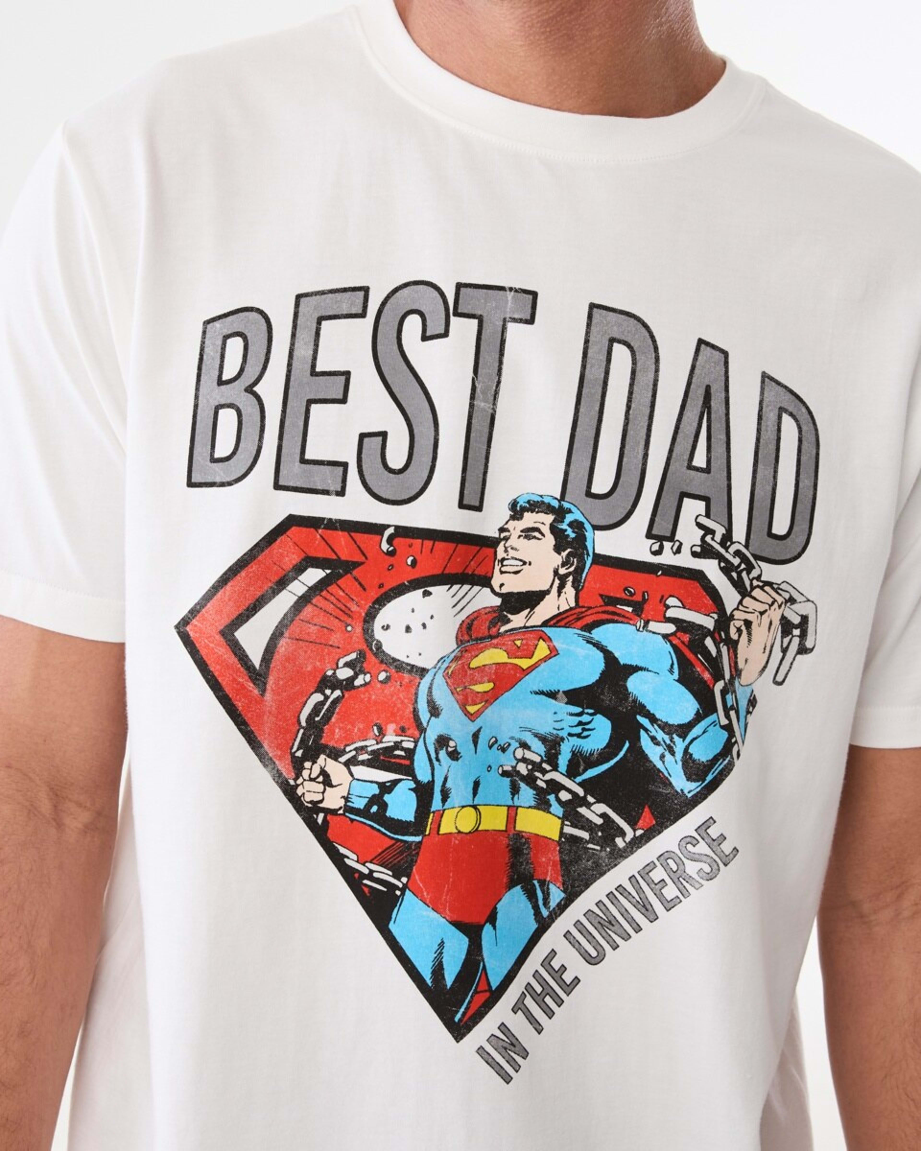 5 Super-Man License T-shirt SNOW WHITE, 5 of 5