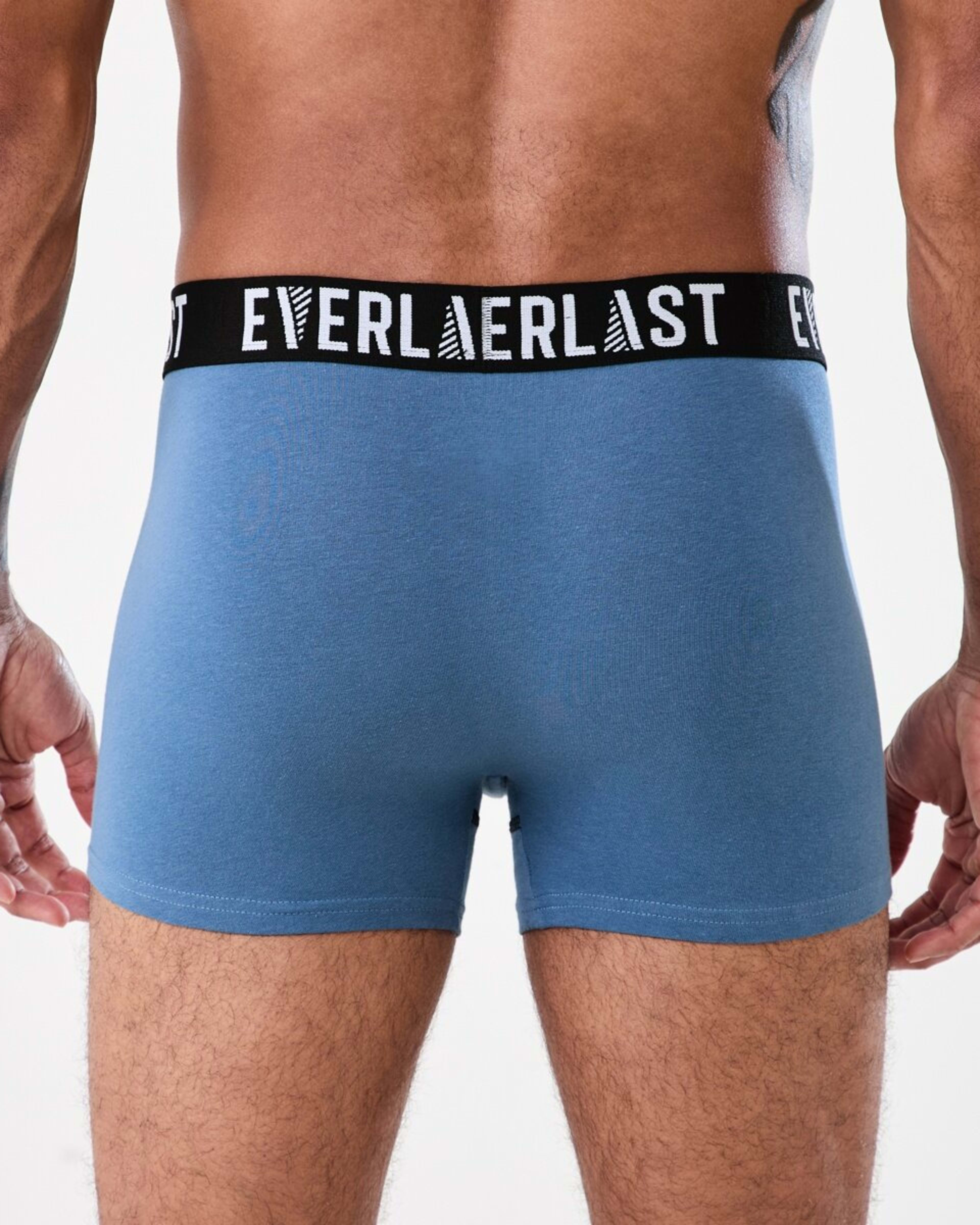 6 3 Pack Everlast Mens Workwear Trunks BLUE CAMO, 6 of 7
