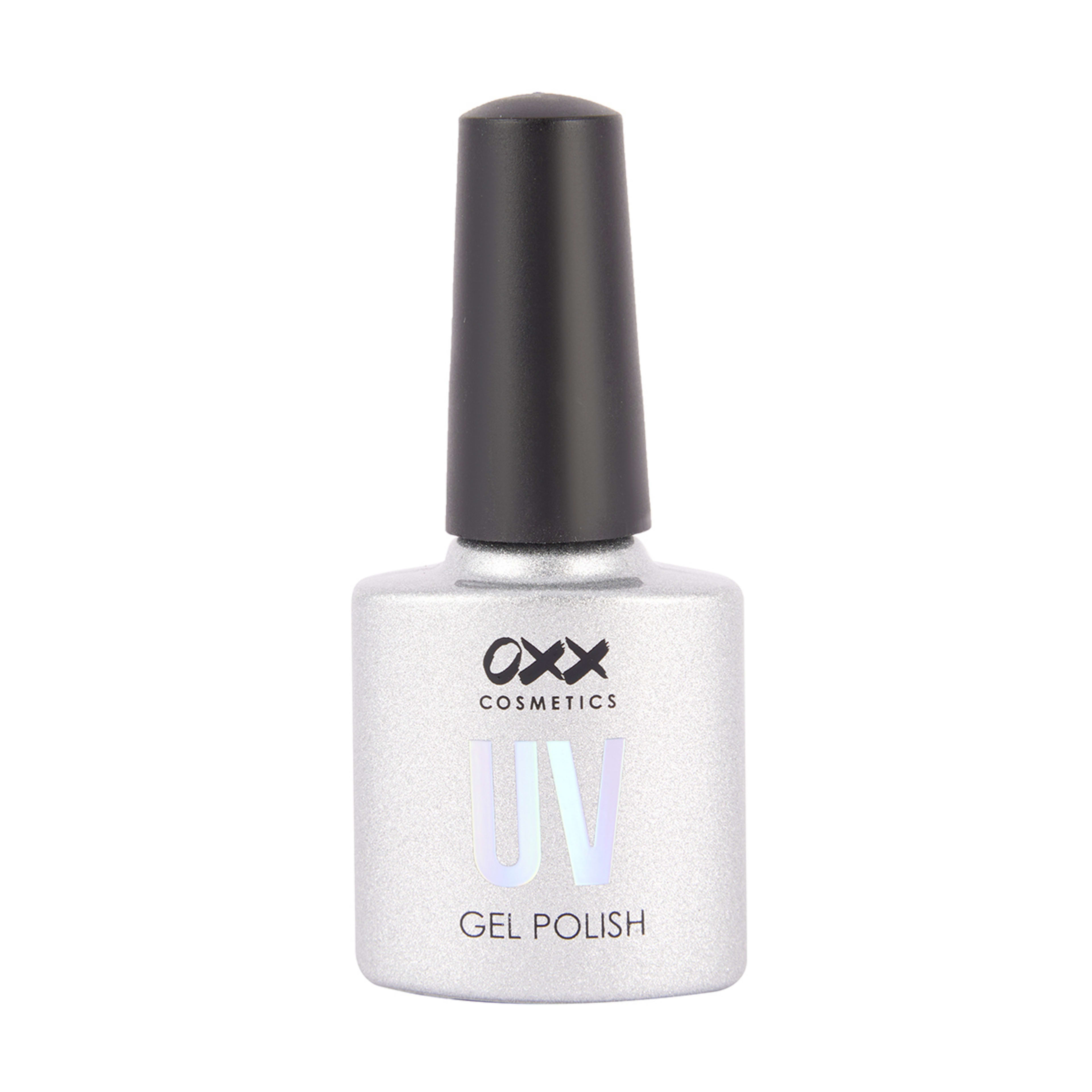 2 OXX Cosmetics UV Gel Nail Polish - Silver Sparkle, 2 of 5