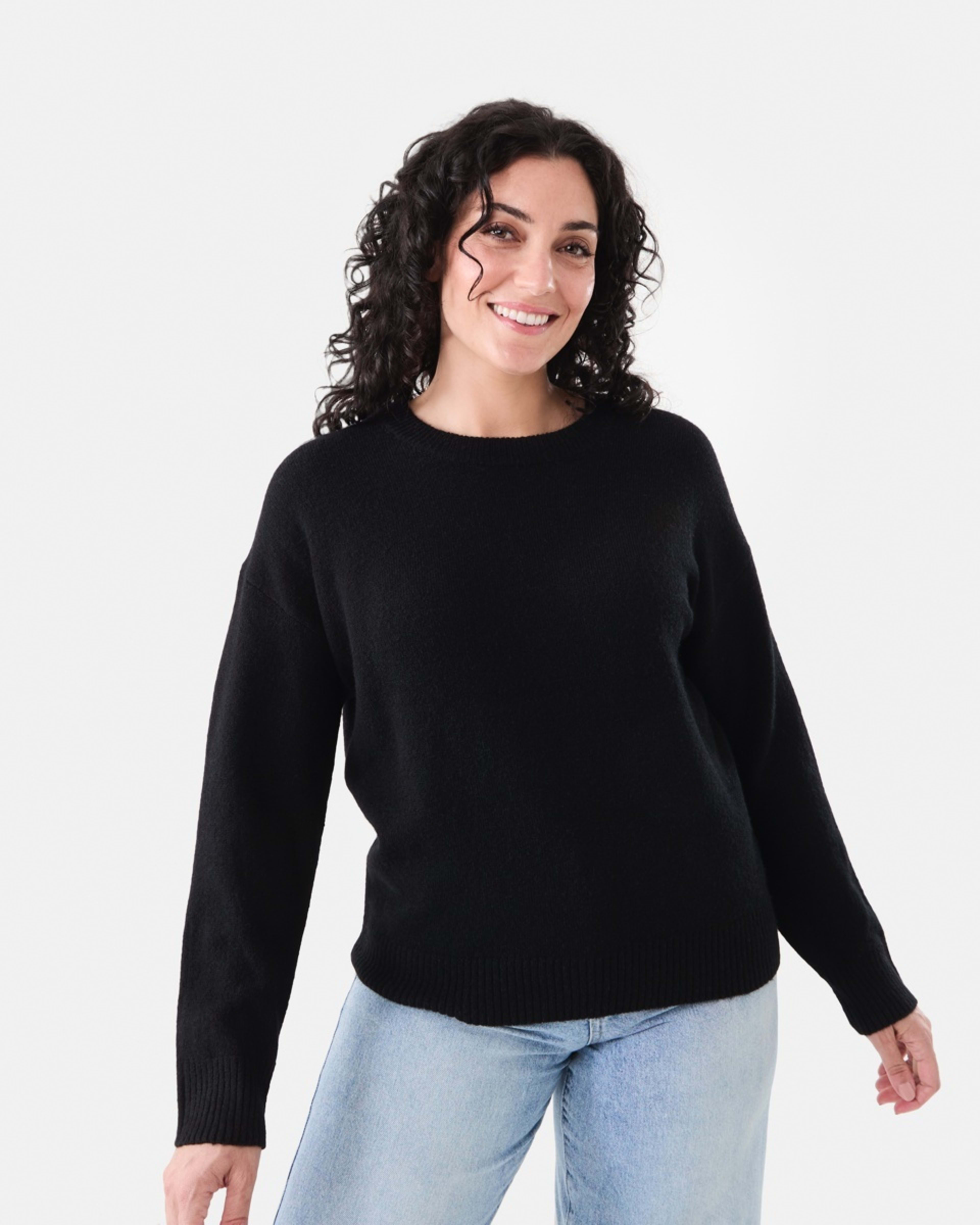 1 Relaxed Jumper Black, 1 of 5