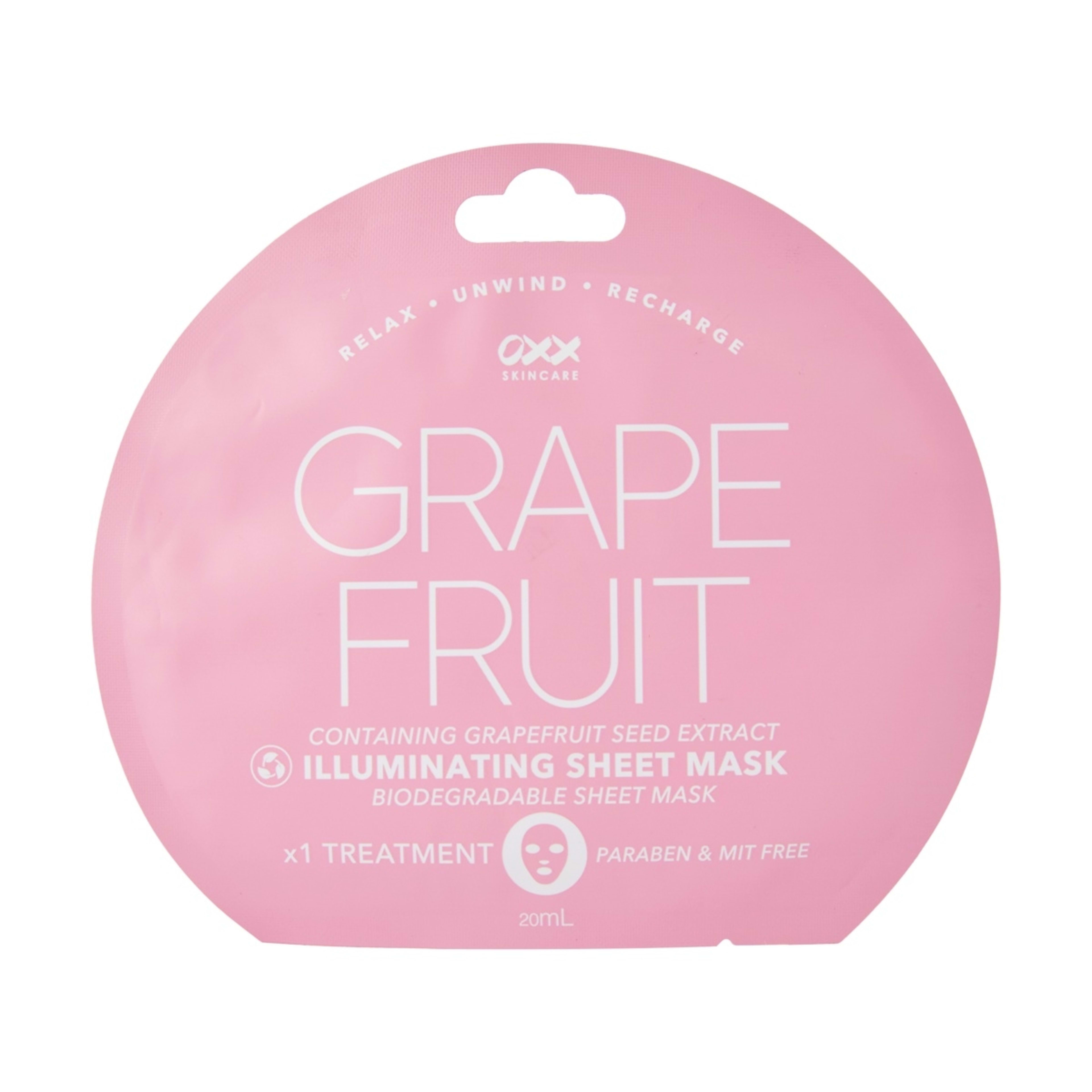 1 Illuminating Sheet Mask - Grapefruit Seed Extract, 1 of 2