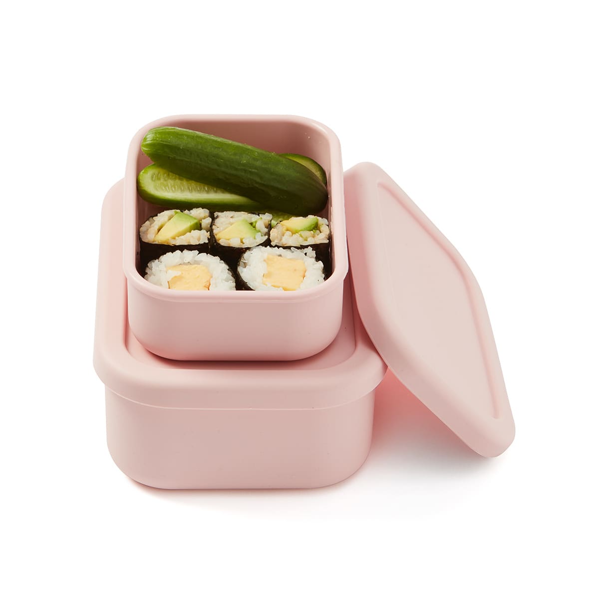 2 Pack Pink Silicone Snack Box Kmart