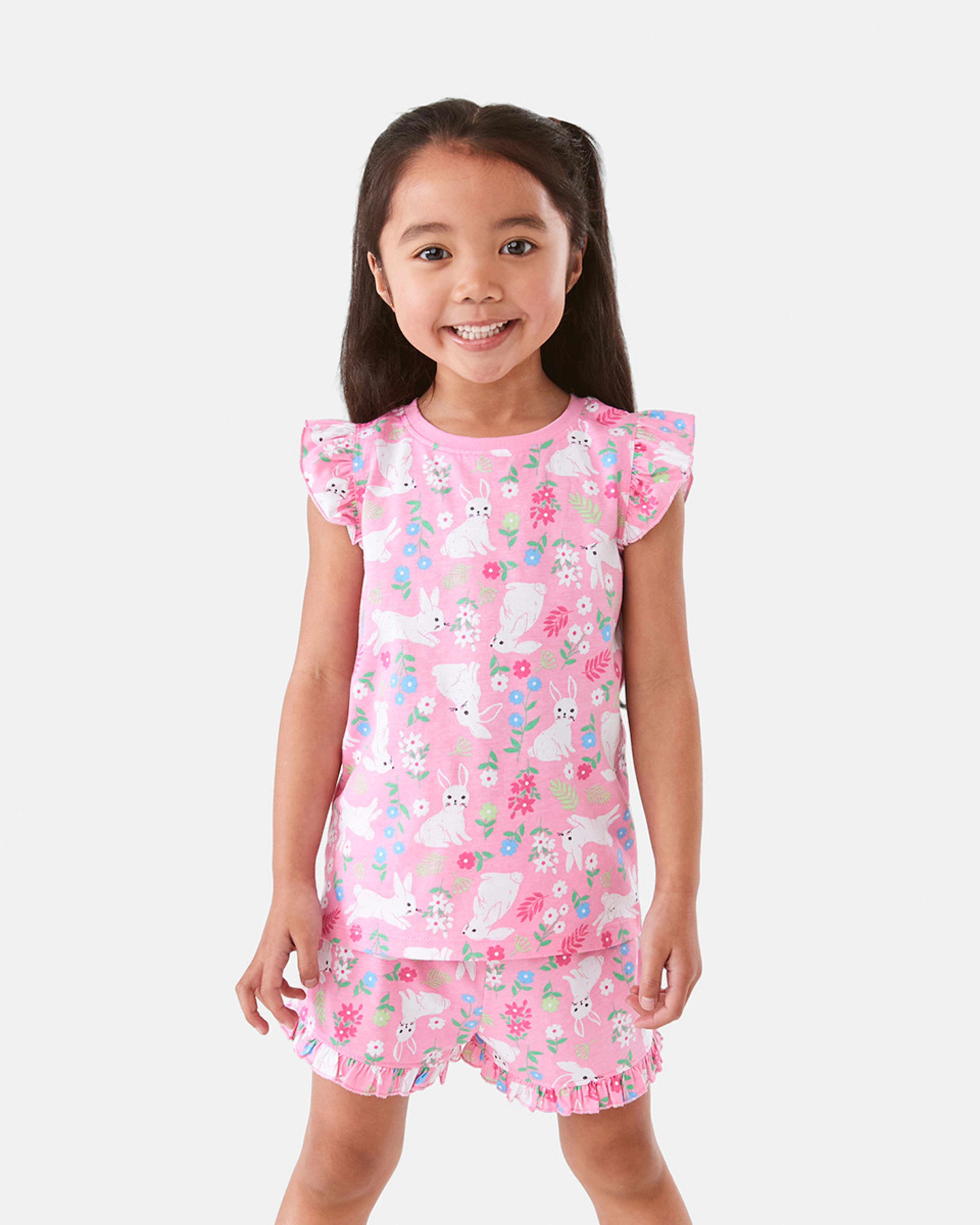 1 Short Sleeve Jersey Knit Pyjama Set Pnkbnygard