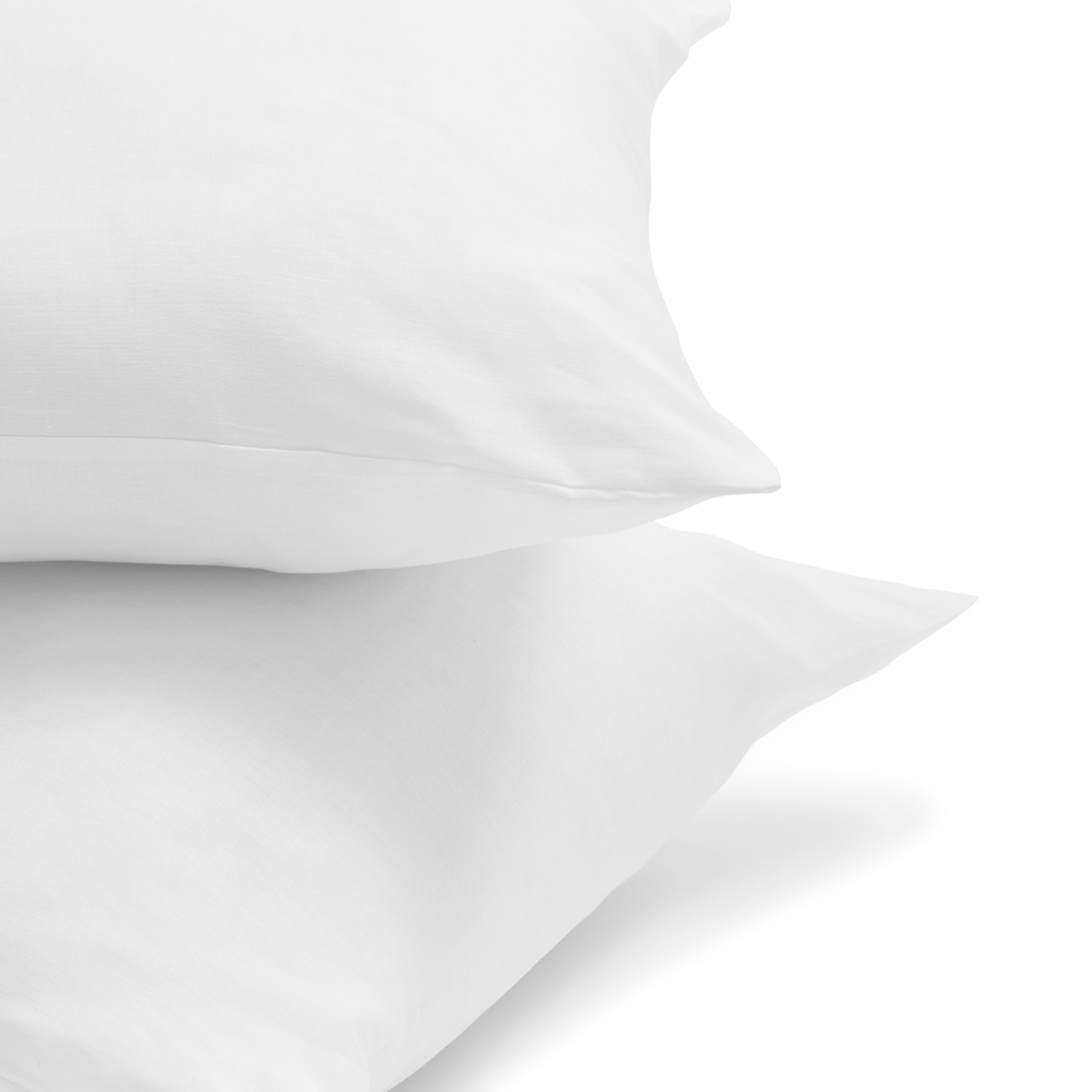 5 2 Pack Cotton Rich Cover Pillows - Medium Profile, White, 5 of 6