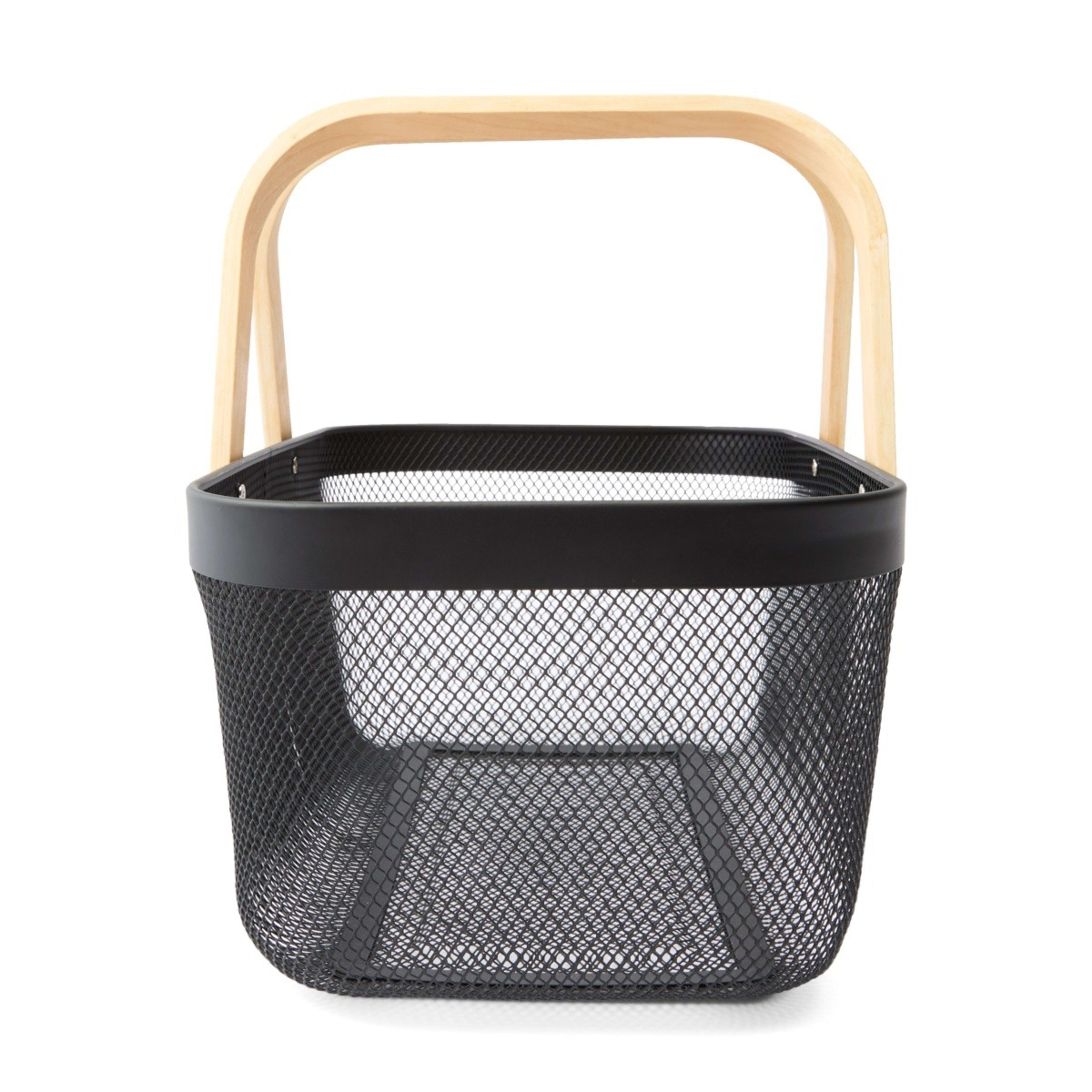 4 Mesh Basket - Large, Black, 4 of 7