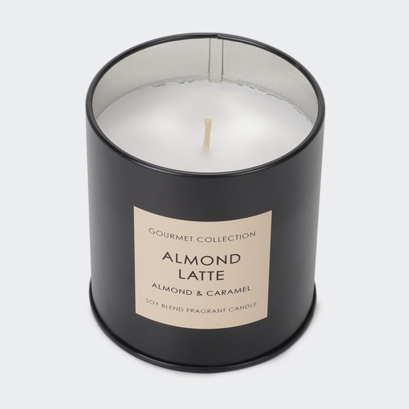 Almond Latte Gourmet Collection Soy Blend Fragrant Candle Kmart