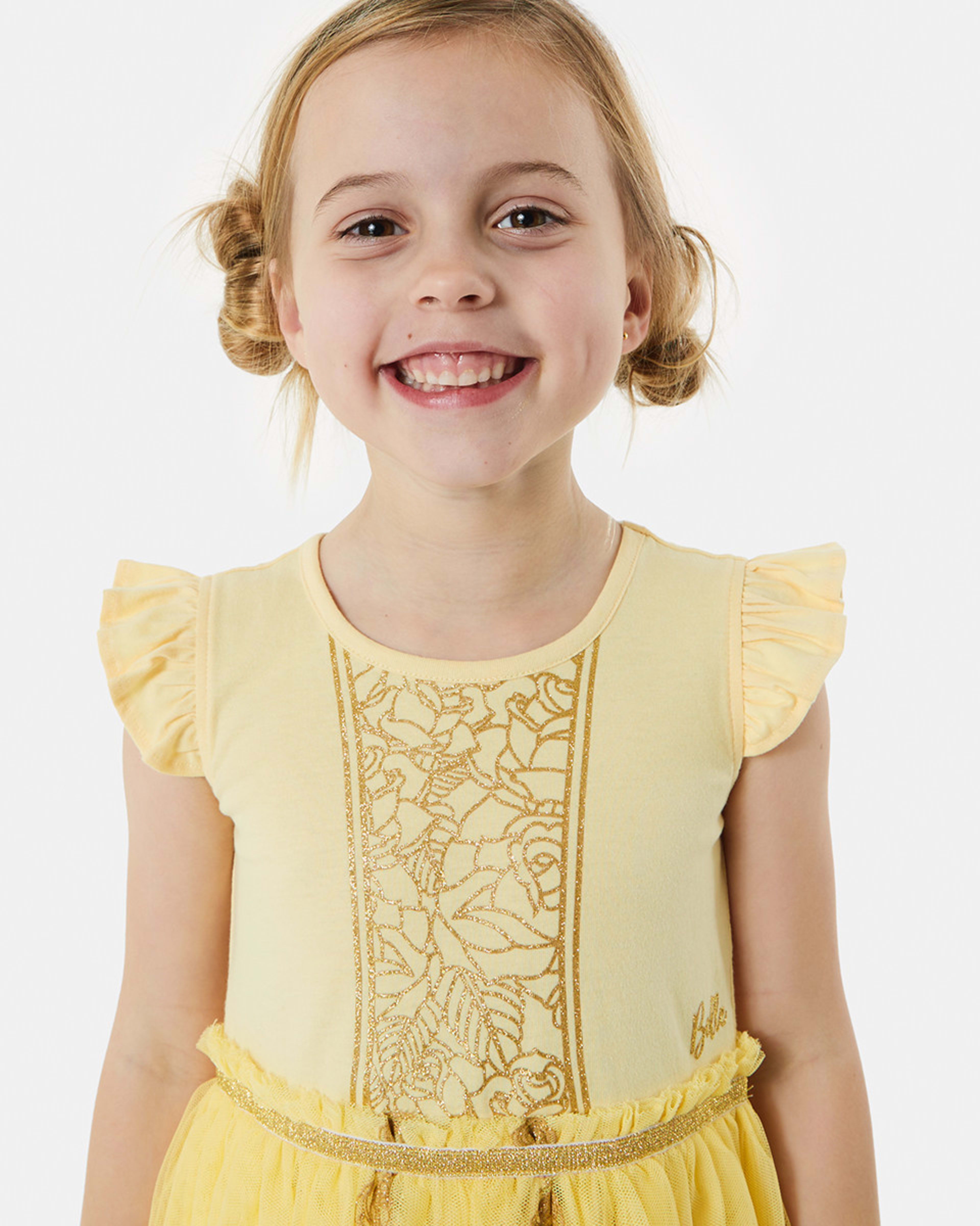 Disney Princess License Belle Sleeveless Tutu Dress Kmart